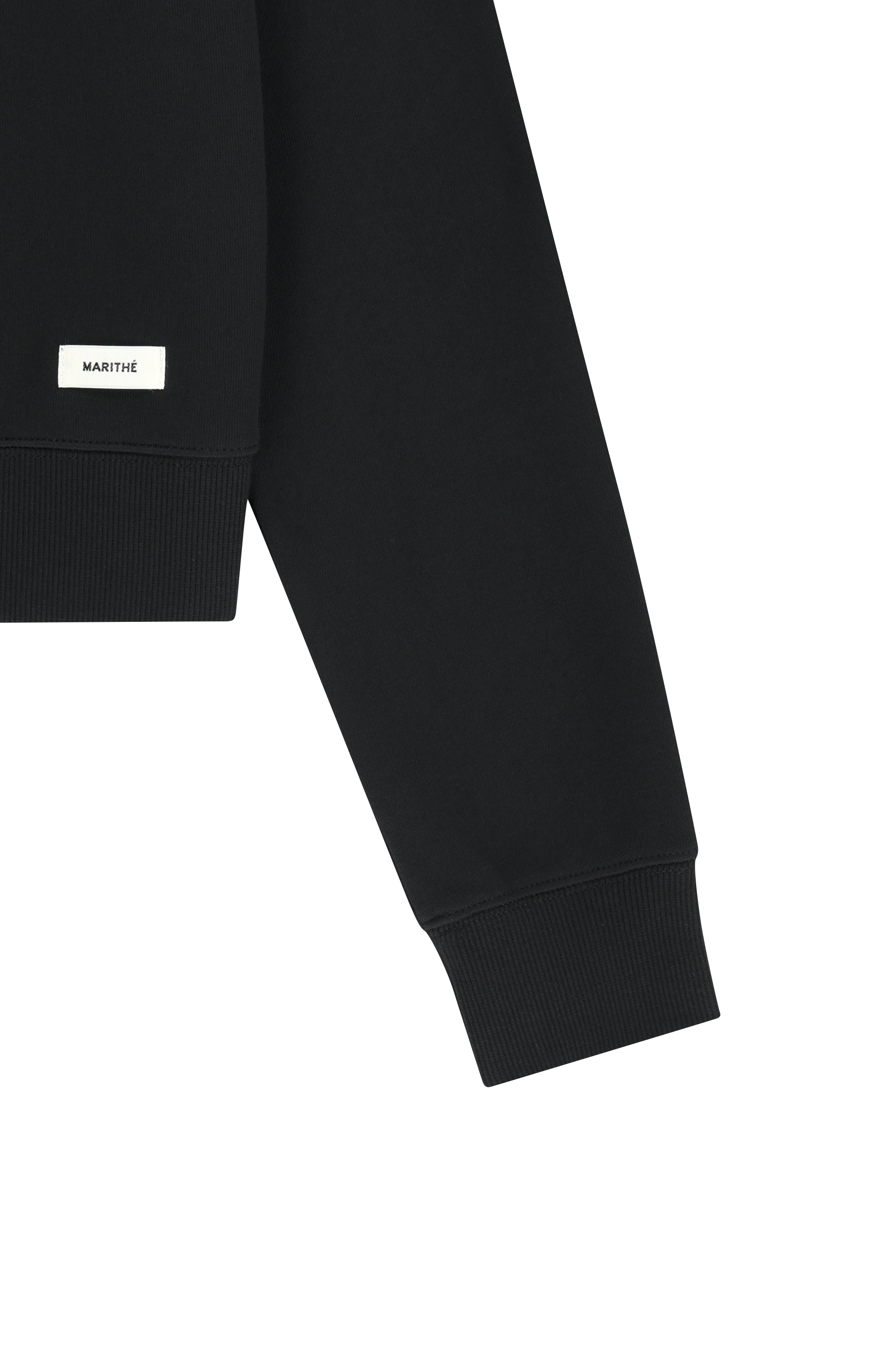 W BASIC CROP SWEATSHIRT