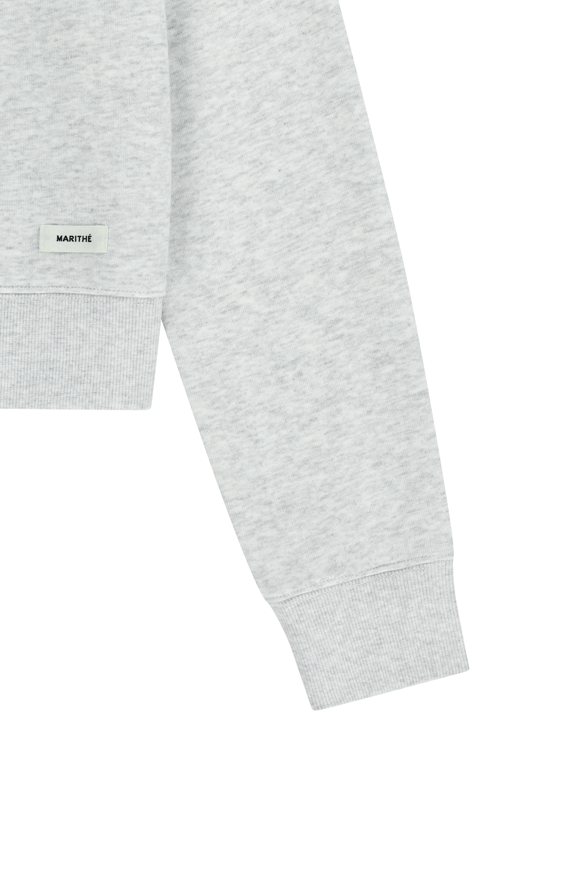 W BASIC CROP SWEATSHIRT