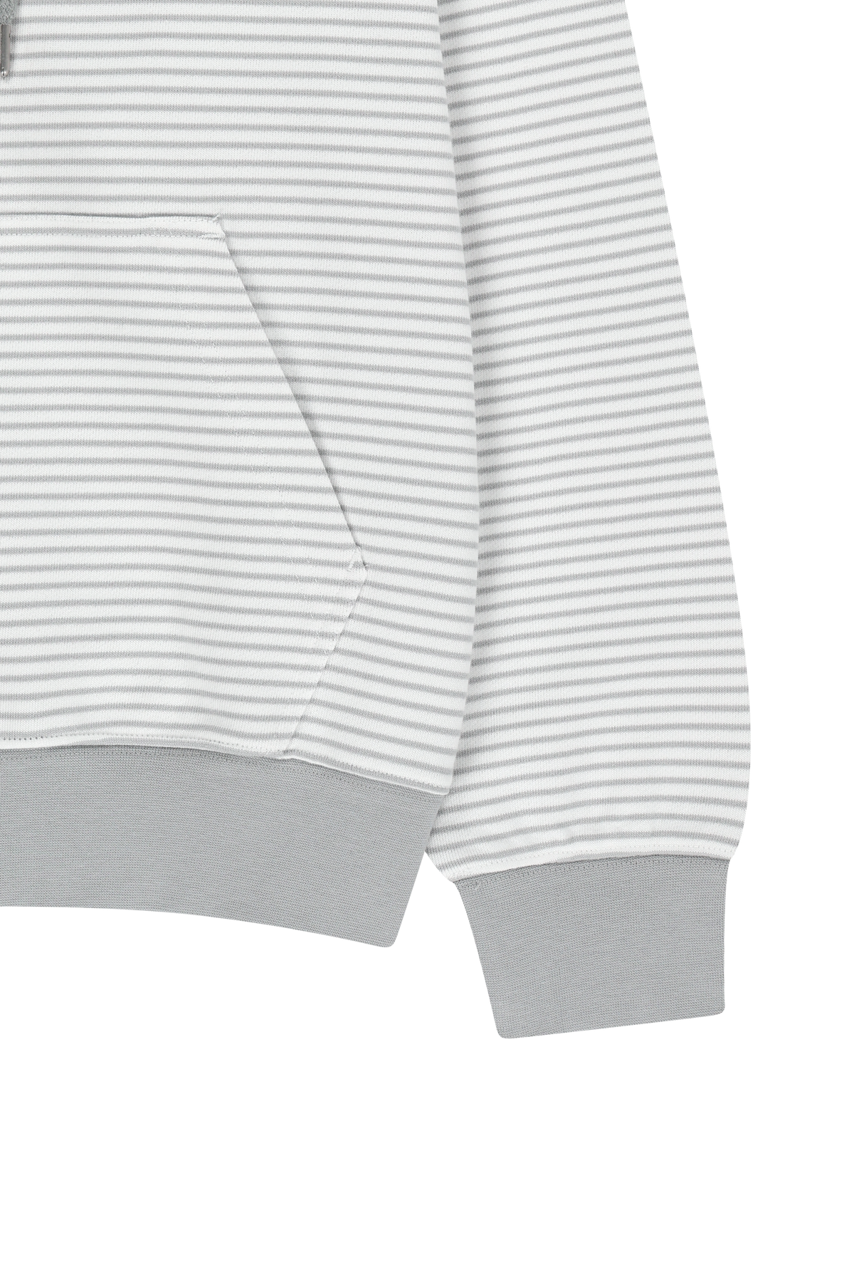 SMALL CLASSIC LOGO STRIPE OVERSIZED HOODIE ZIPUP