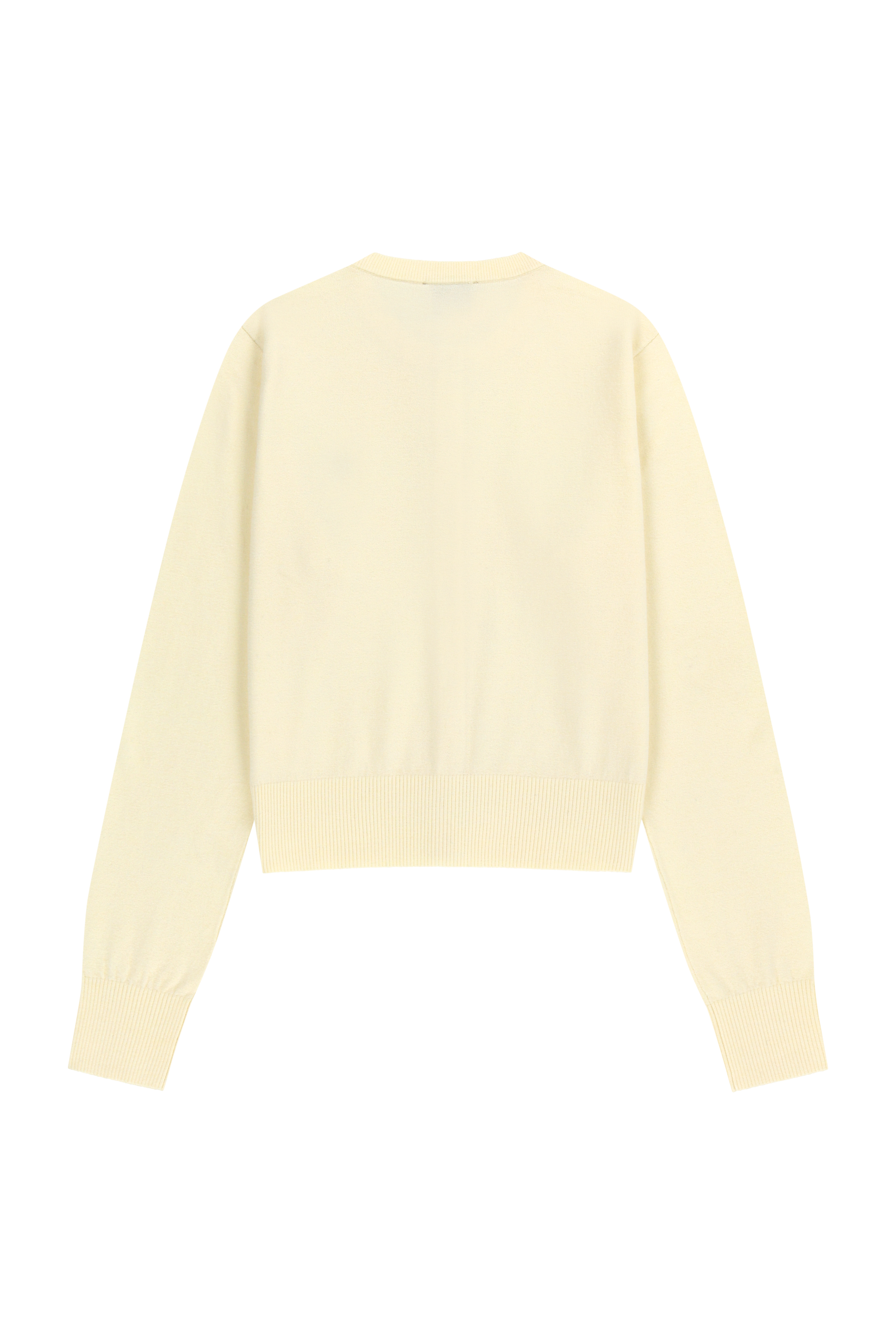 W BASIC KNIT CARDIGAN SETUP