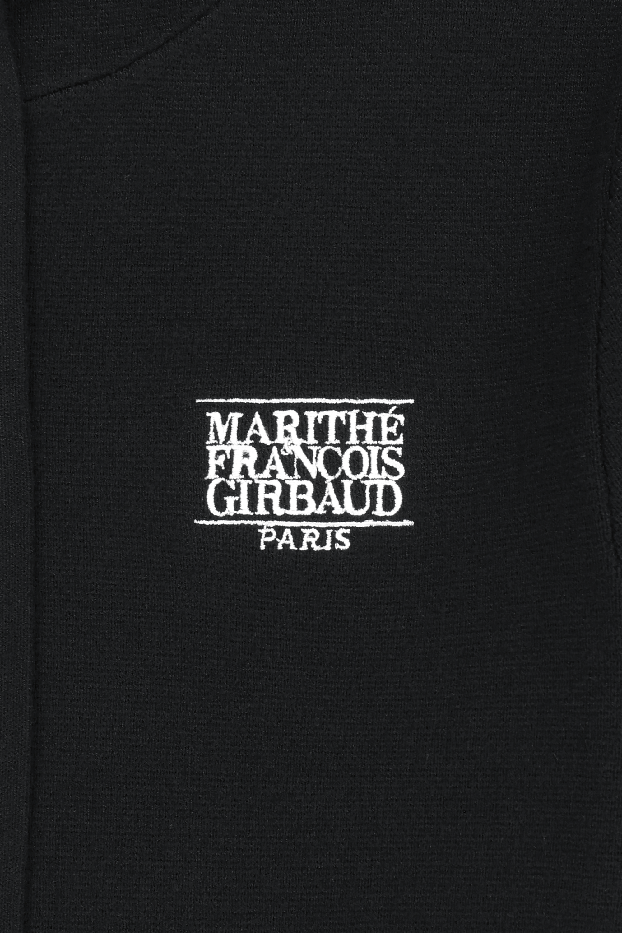 W SMALL CLASSIC LOGO CROP KNIT HOODIE ZIPUP