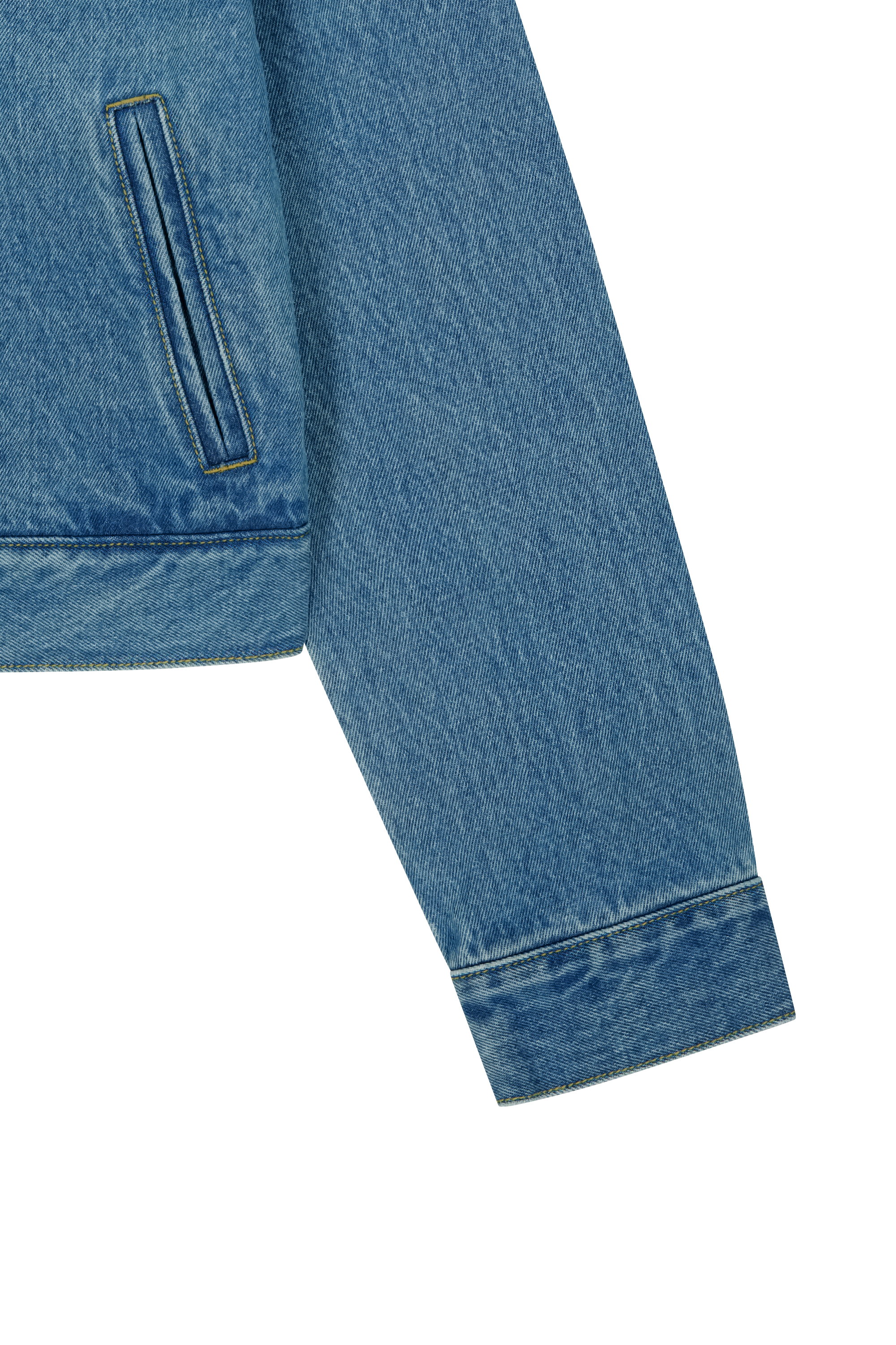 W CROP DENIM BLOUSON JACKET