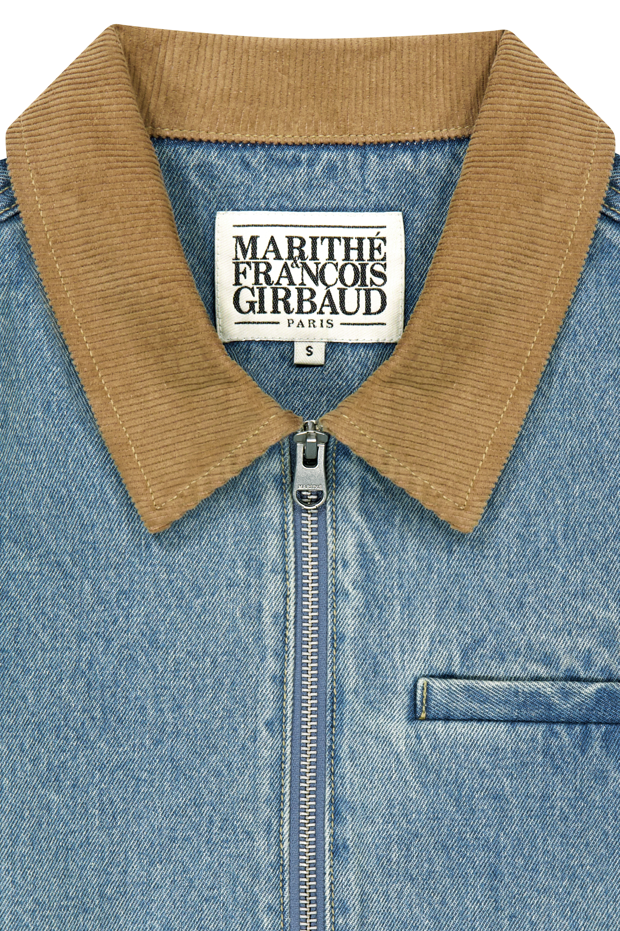 W CROP DENIM BLOUSON JACKET