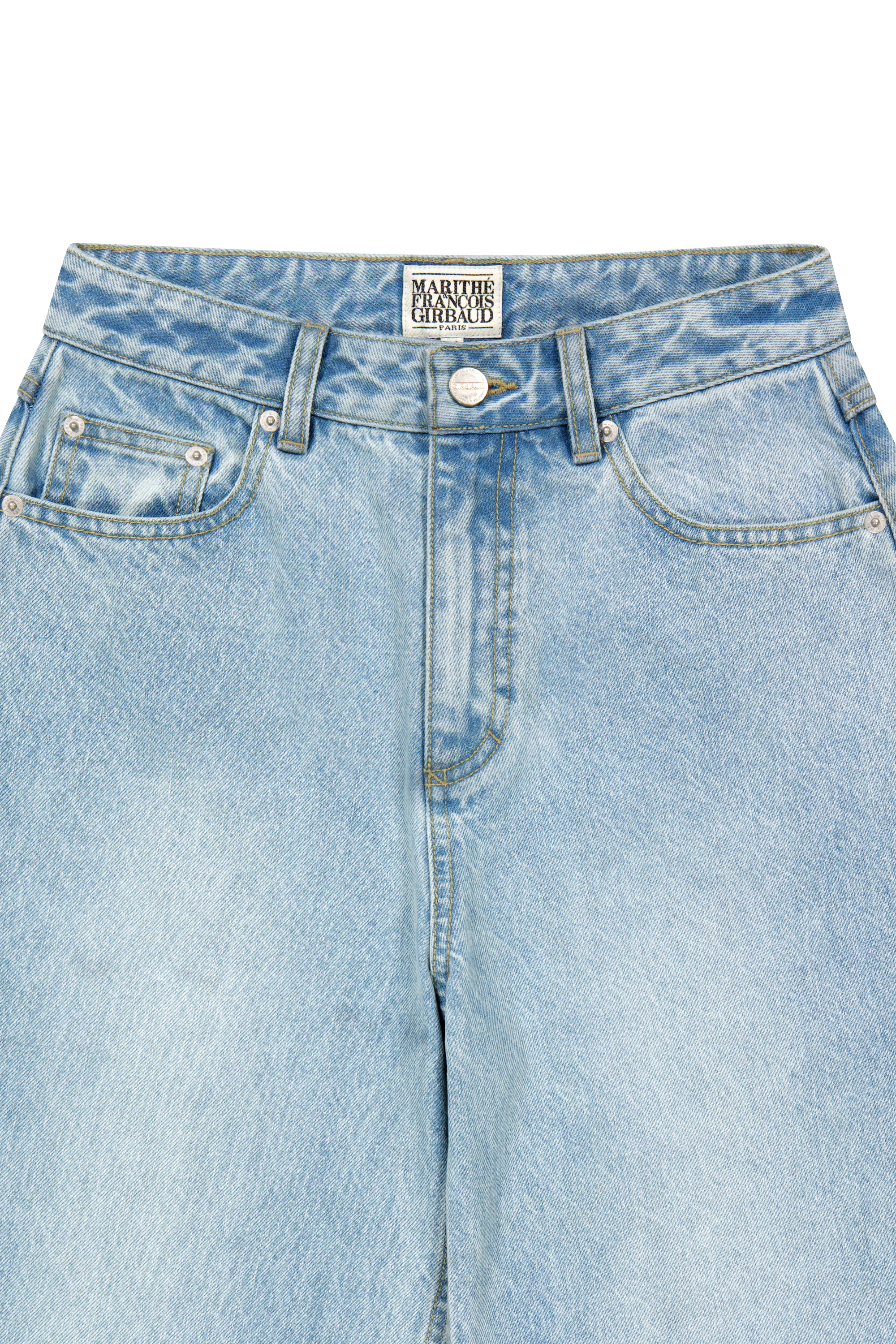 W CURVED DENIM PANTS