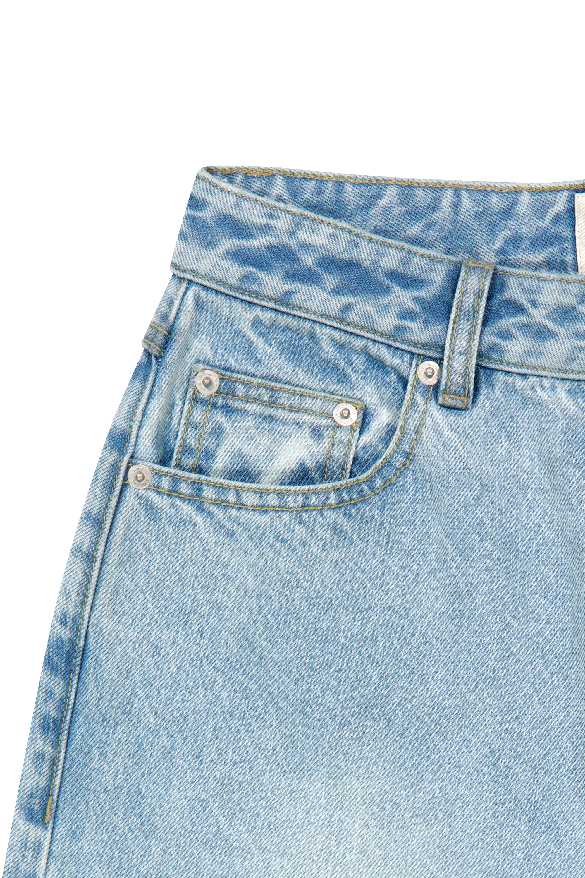 W CURVED DENIM PANTS