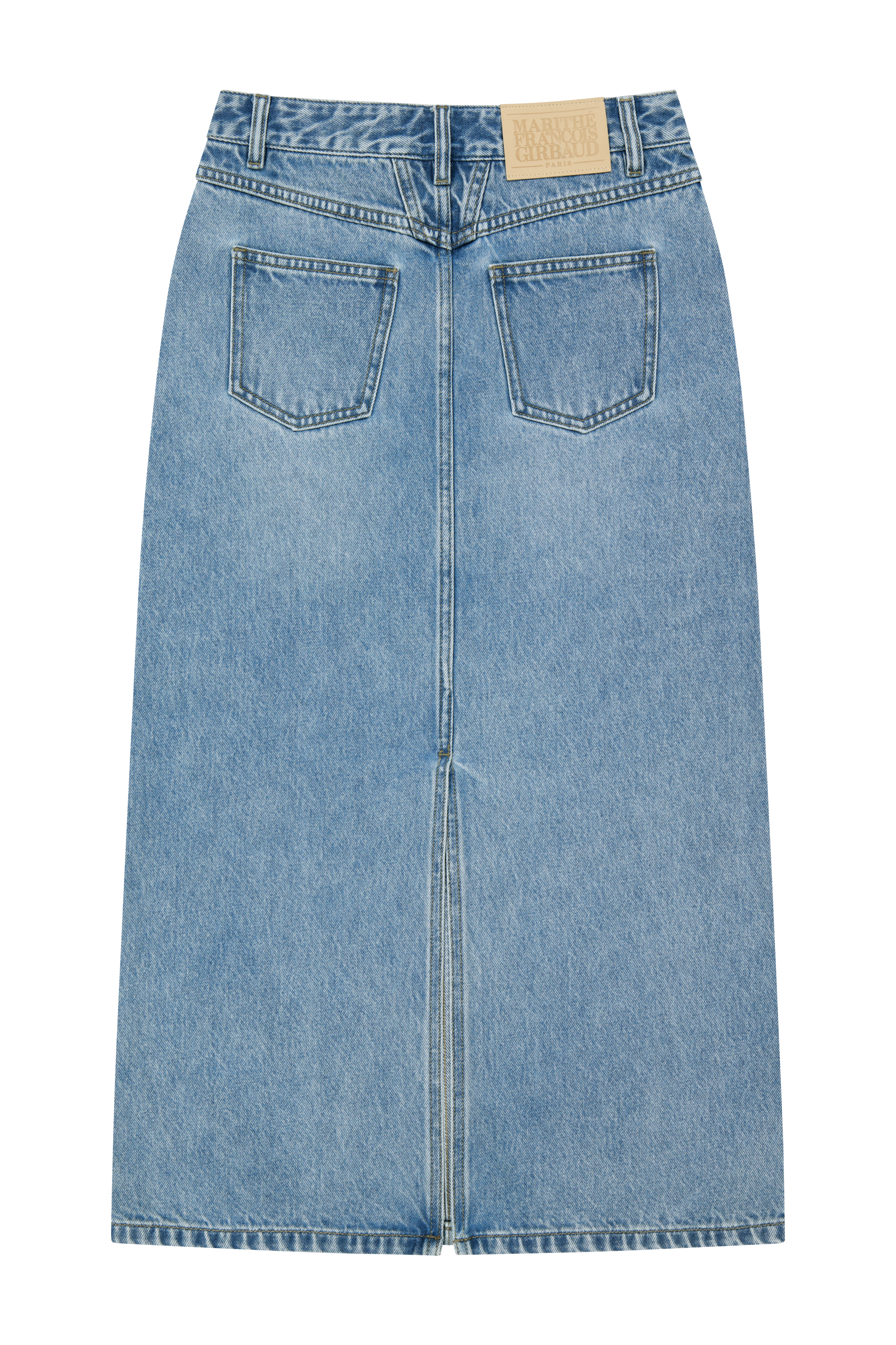 W DENIM MAXI SKIRT