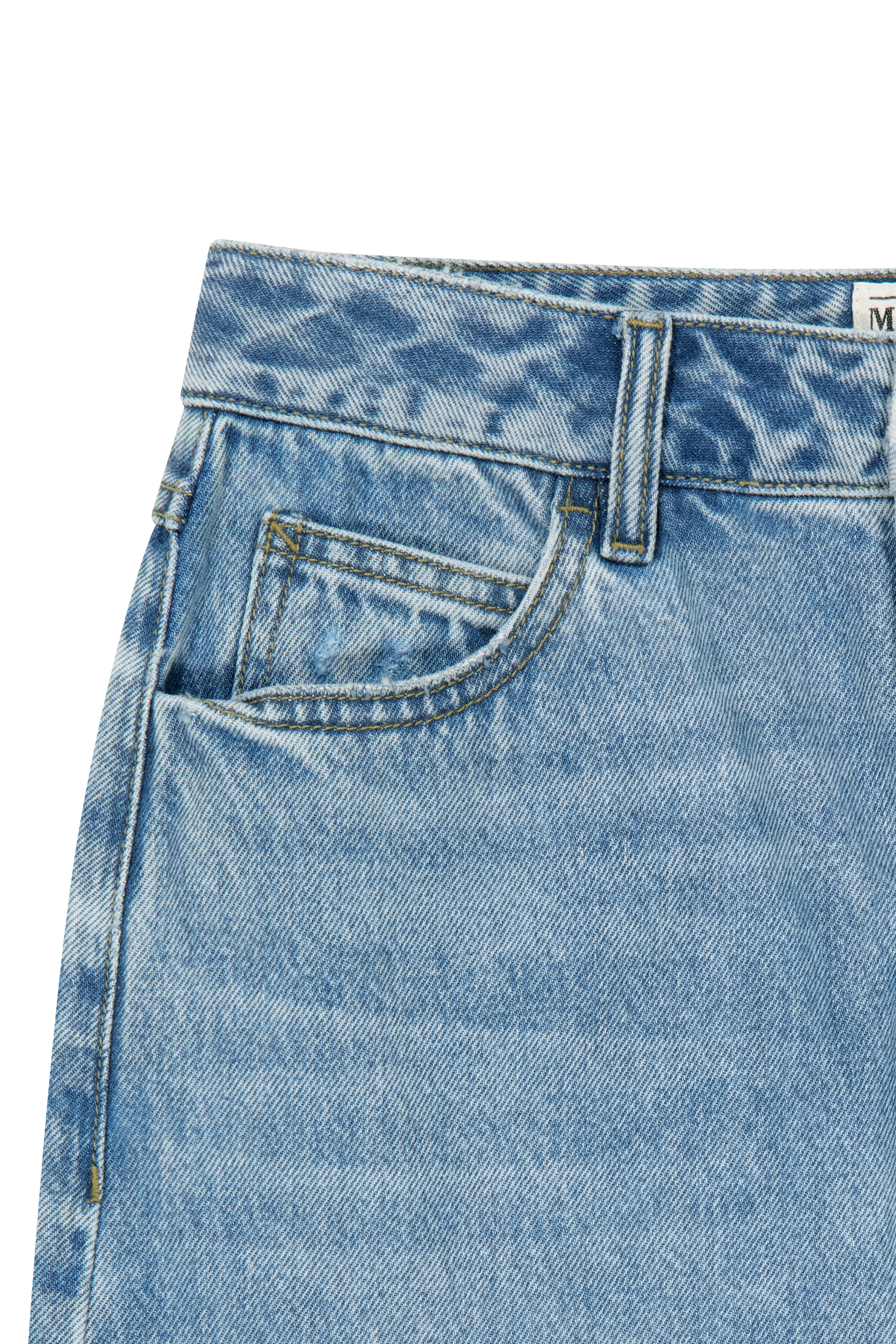 W DENIM MAXI SKIRT