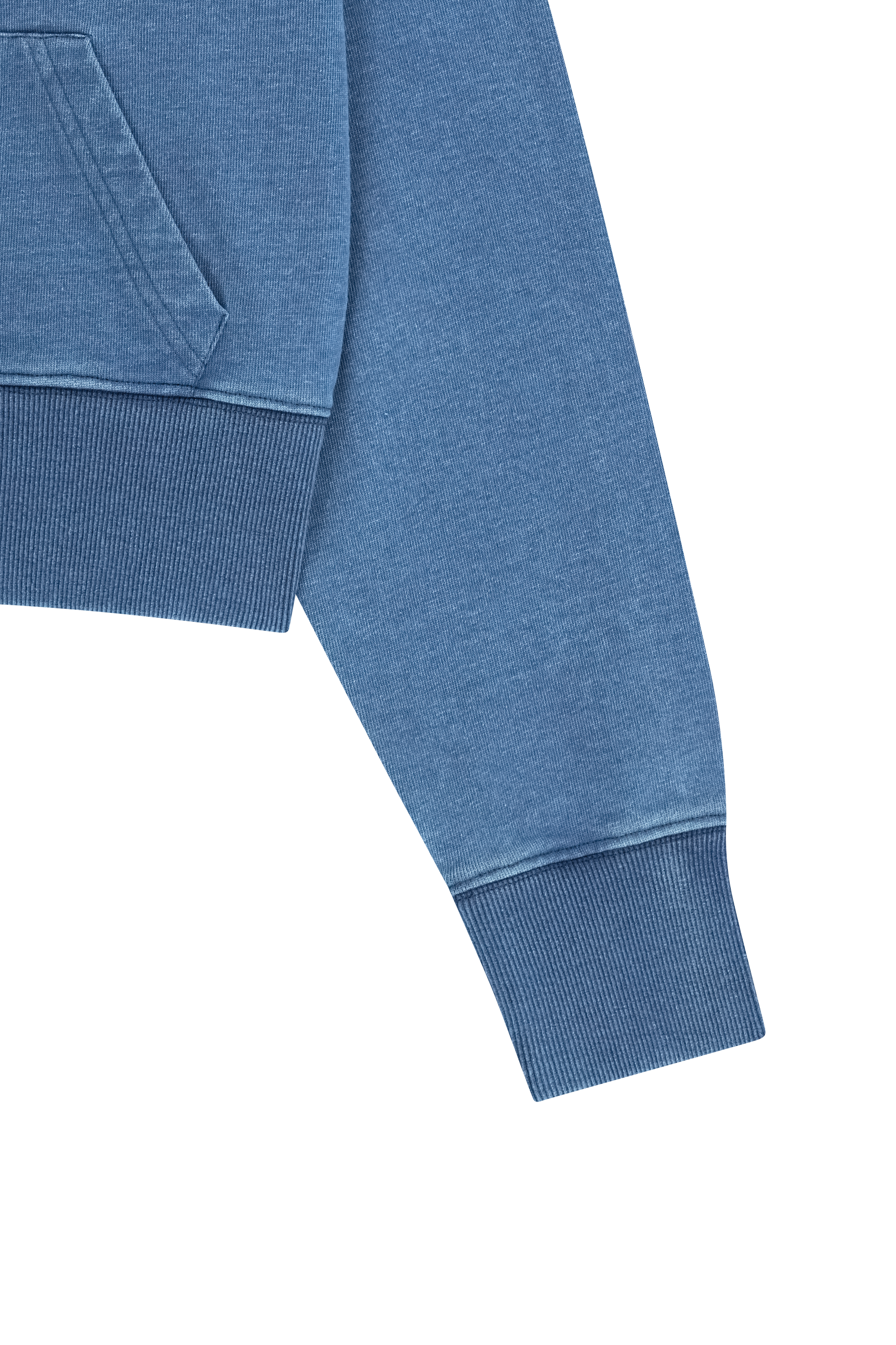 W BACK CLASSIC LOGO CROP HOODIE ZIPUP