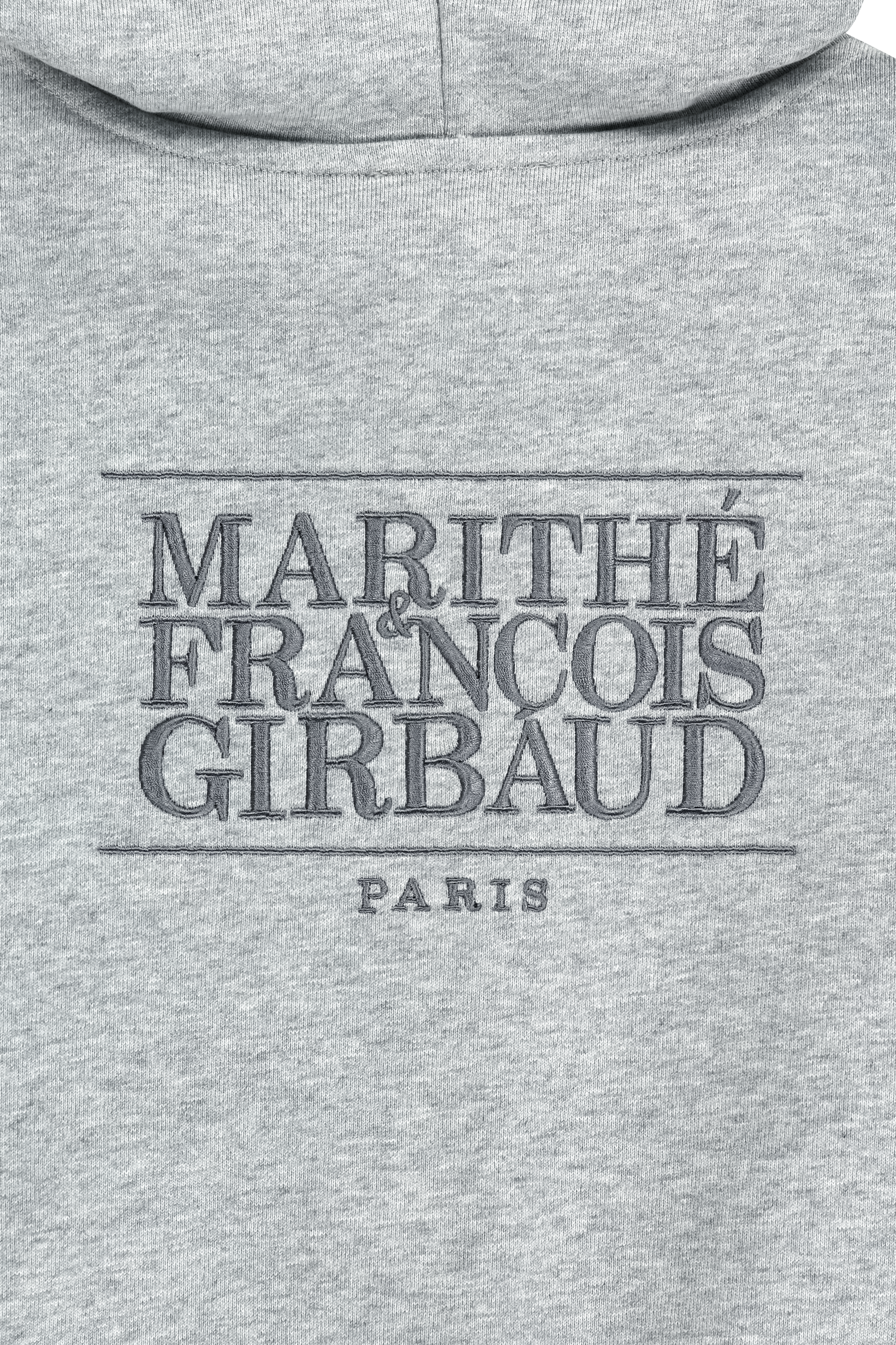 W BACK CLASSIC LOGO CROP HOODIE ZIPUP