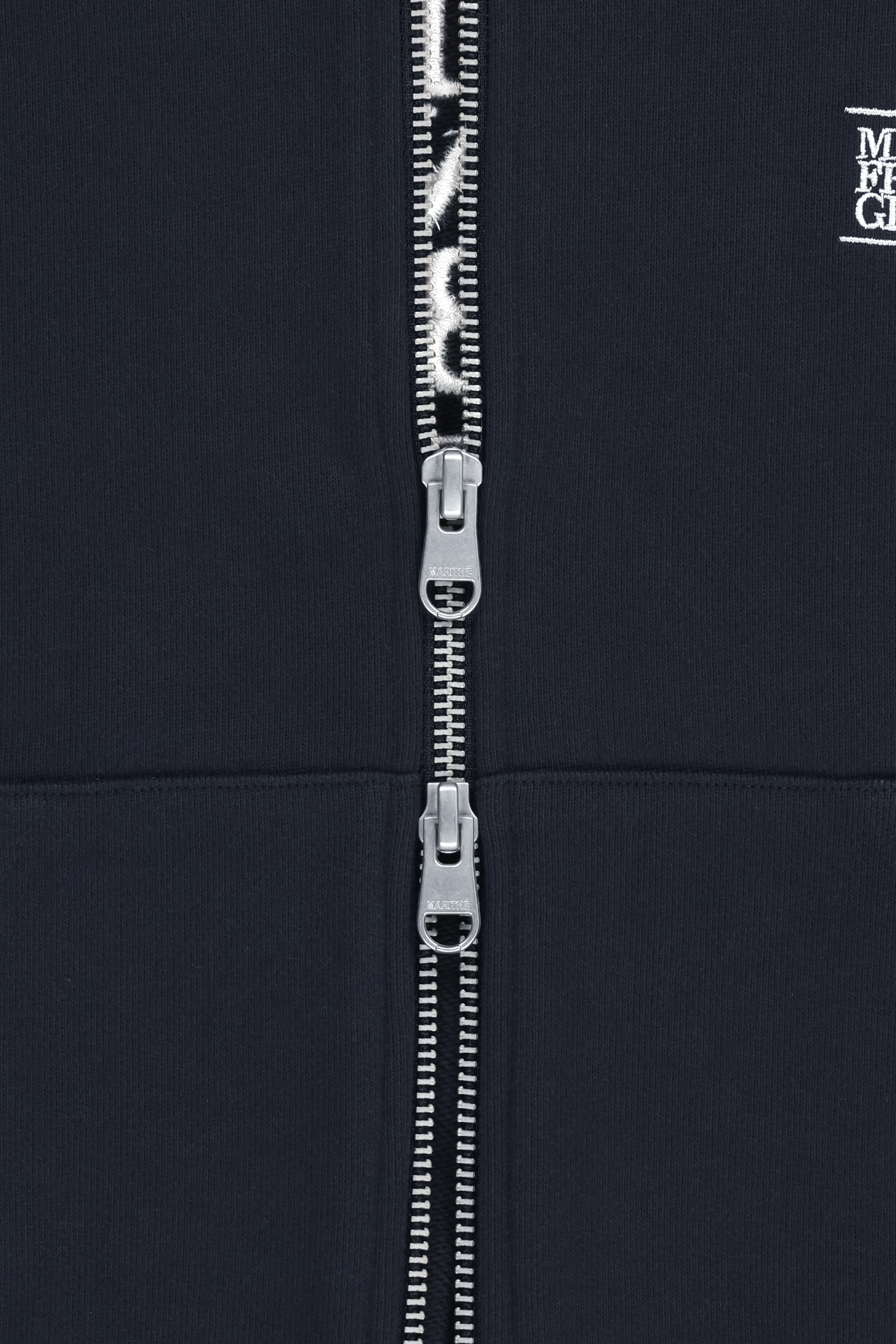 W BACK CLASSIC LOGO CROP HOODIE ZIPUP