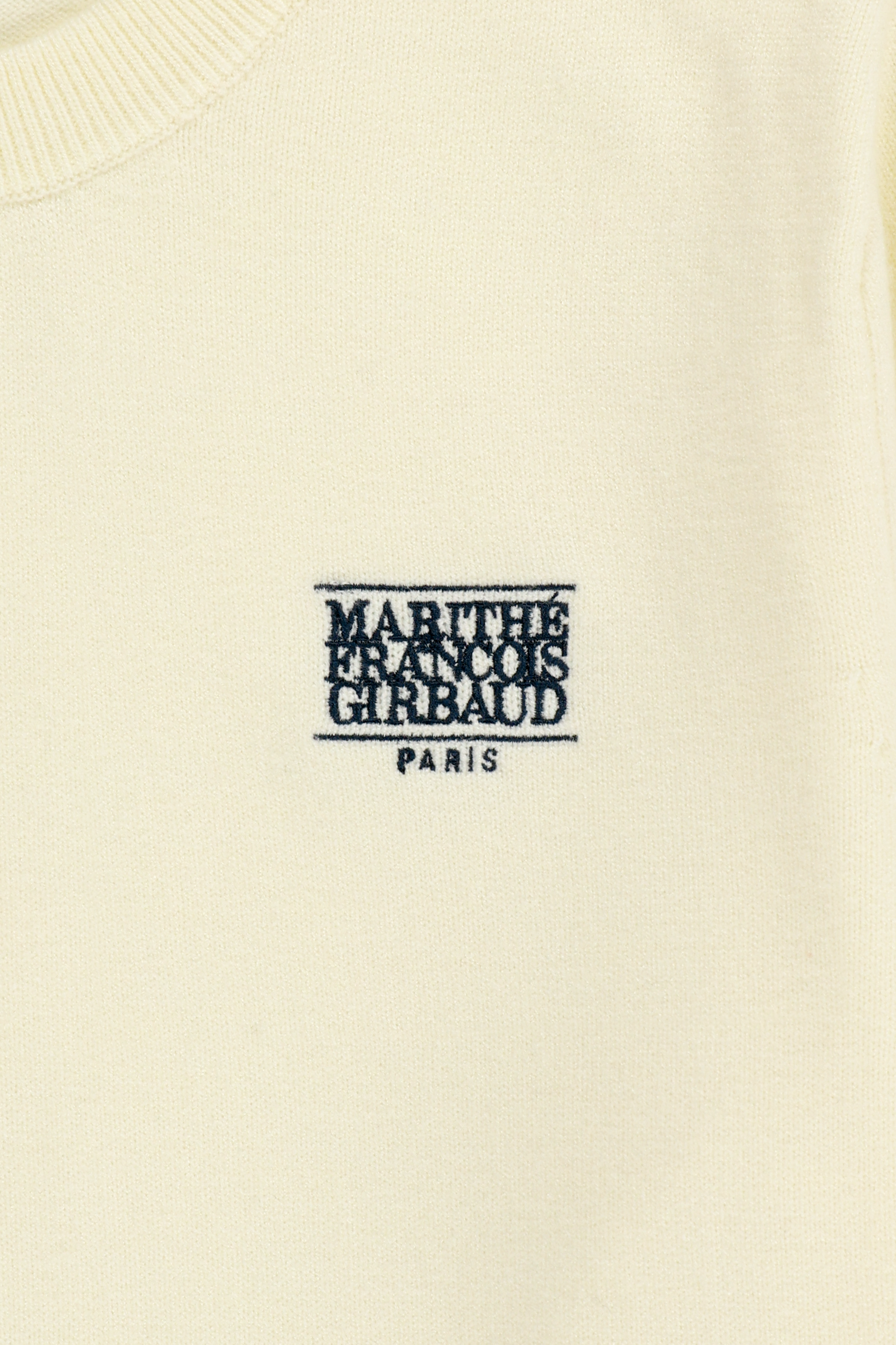 W SMALL CLASSIC LOGO CROP KNIT PULLOVER