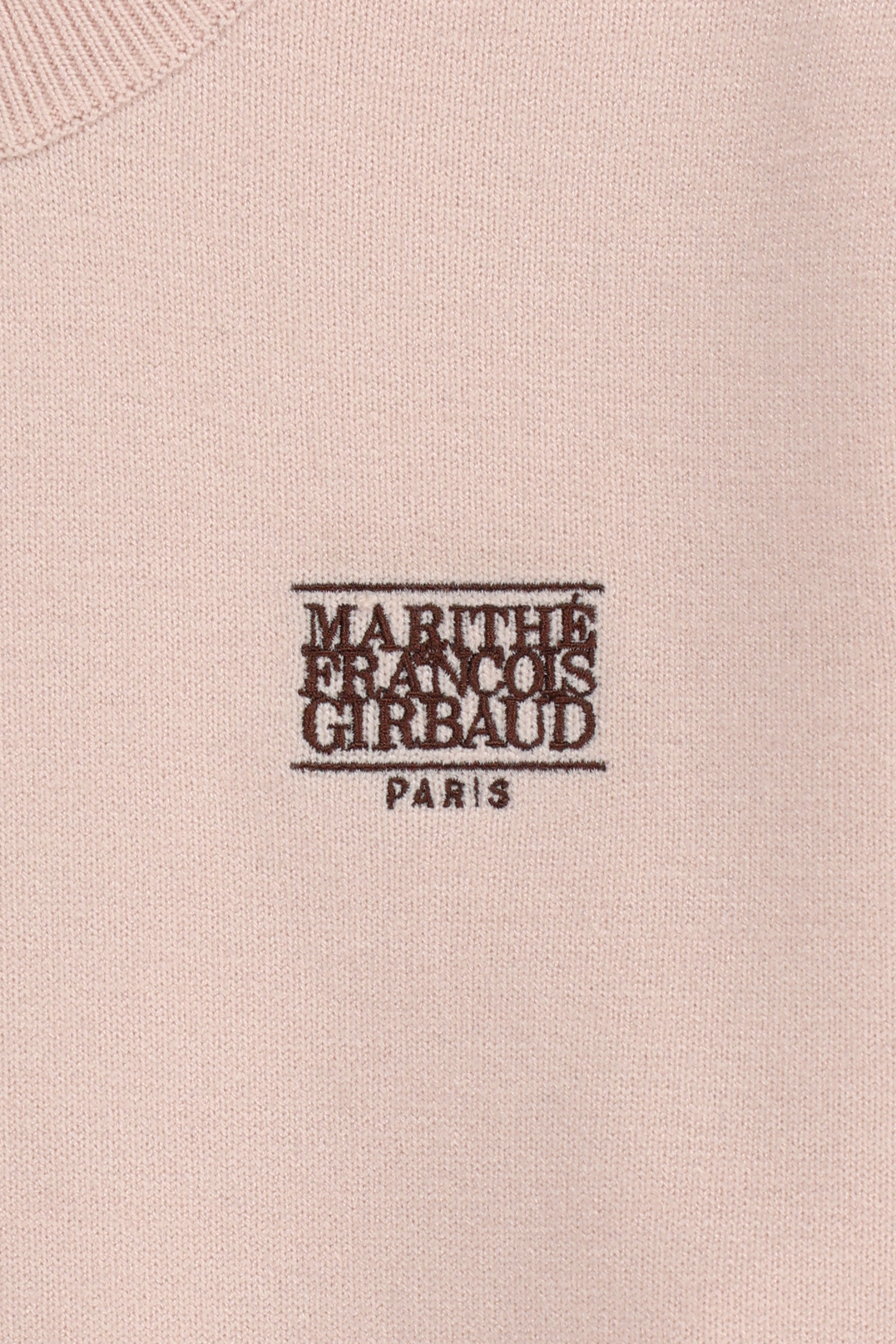 W SMALL CLASSIC LOGO CROP KNIT PULLOVER