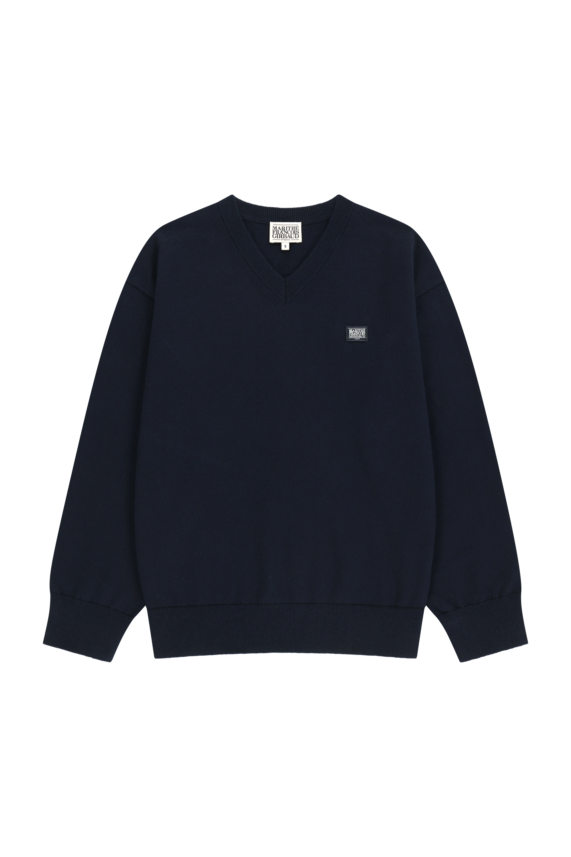 V-NECK WAPPEN KNIT PULLOVER
