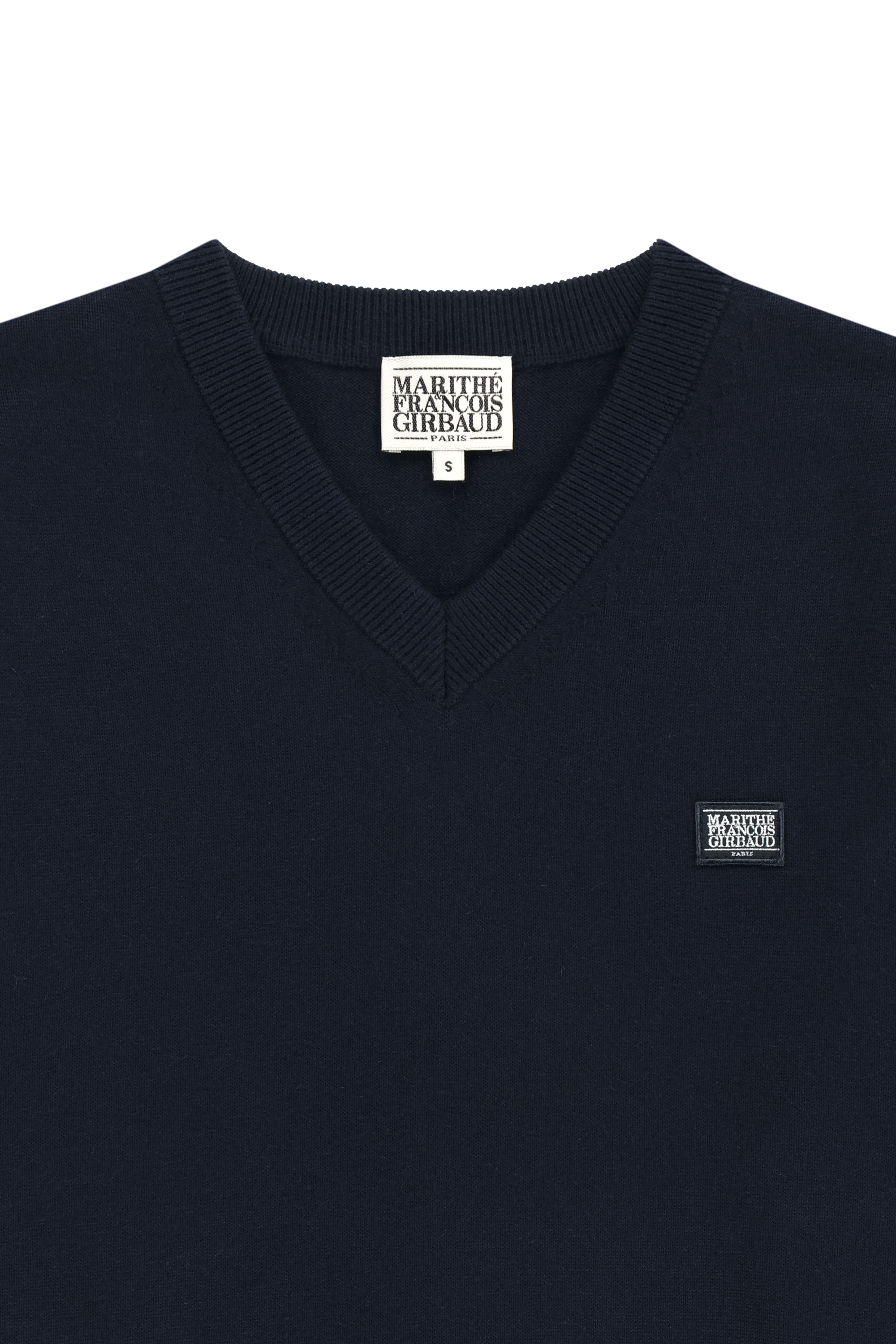 V-NECK WAPPEN KNIT PULLOVER