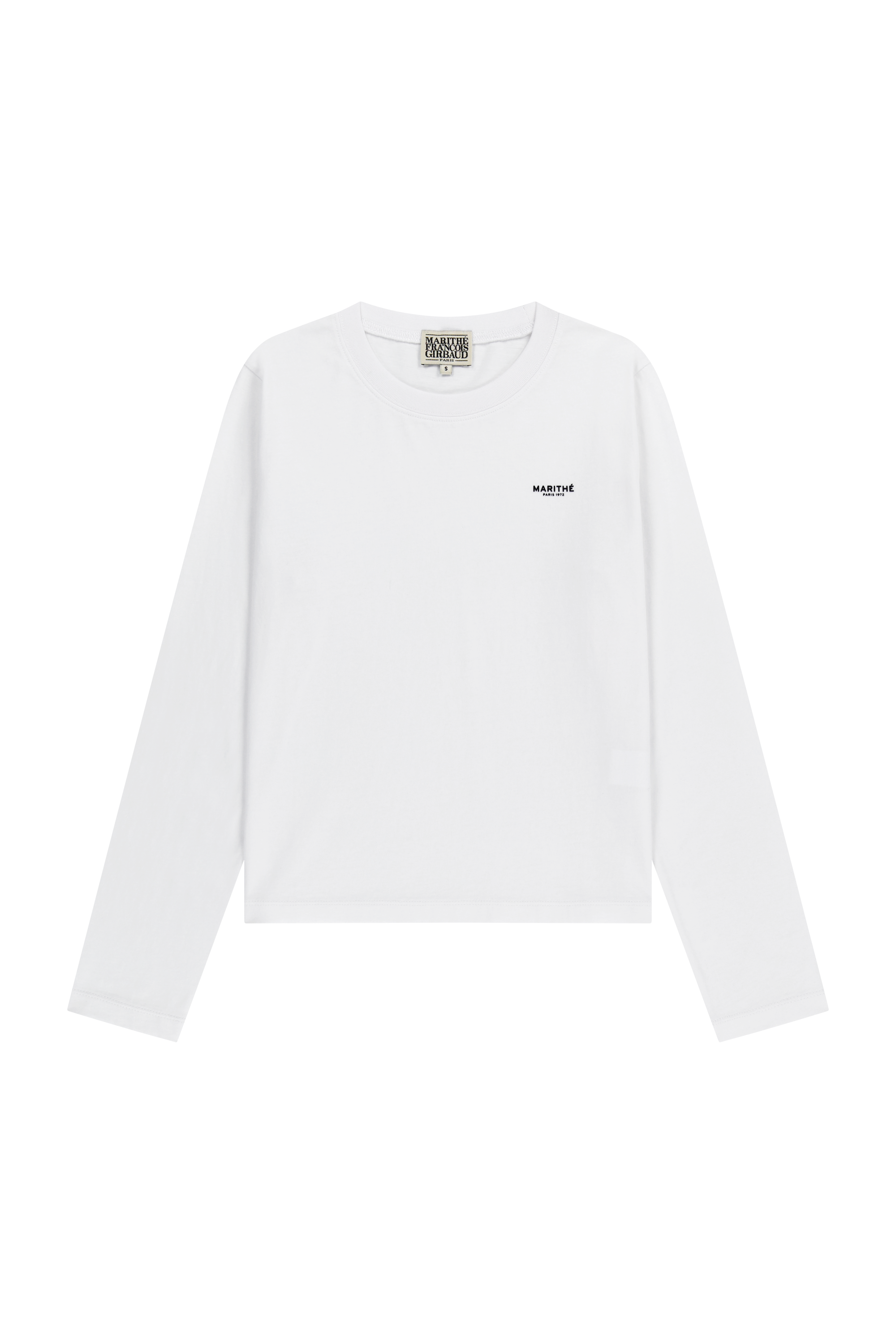 W REGULAR LOGO SLIM LONG SLEEVE TEE