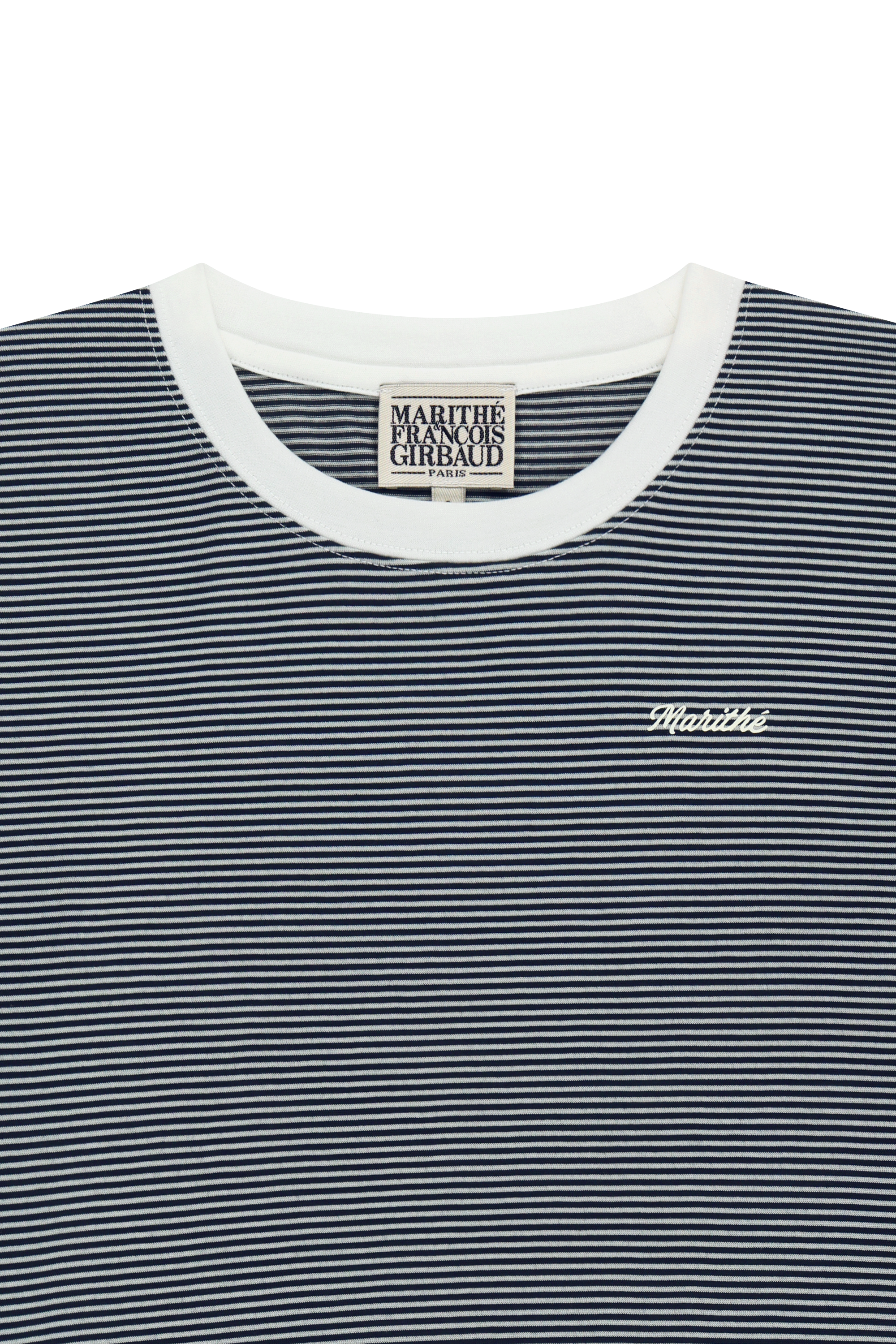 W RINGER STRIPE LONG SLEEVE TEE