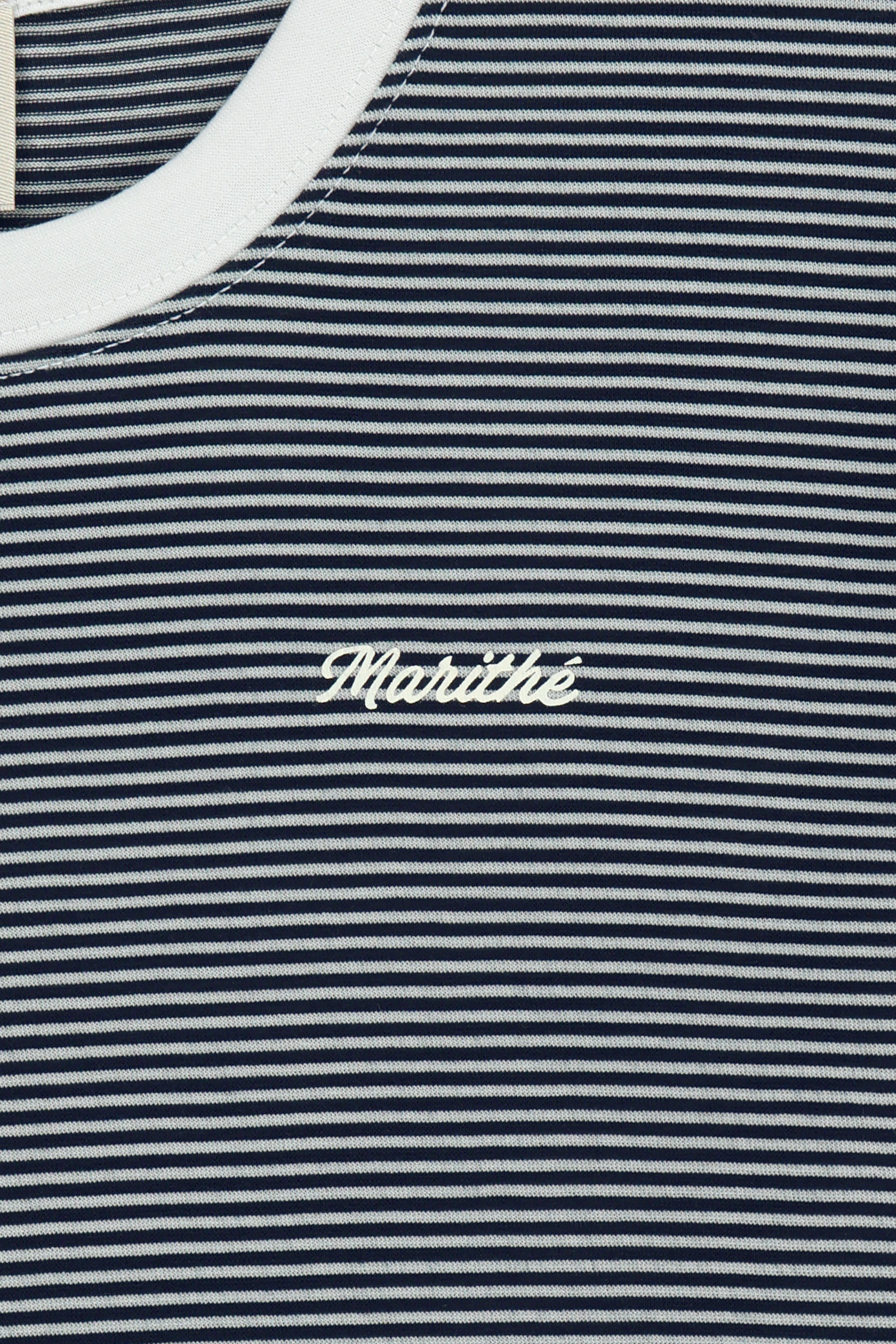 W RINGER STRIPE LONG SLEEVE TEE