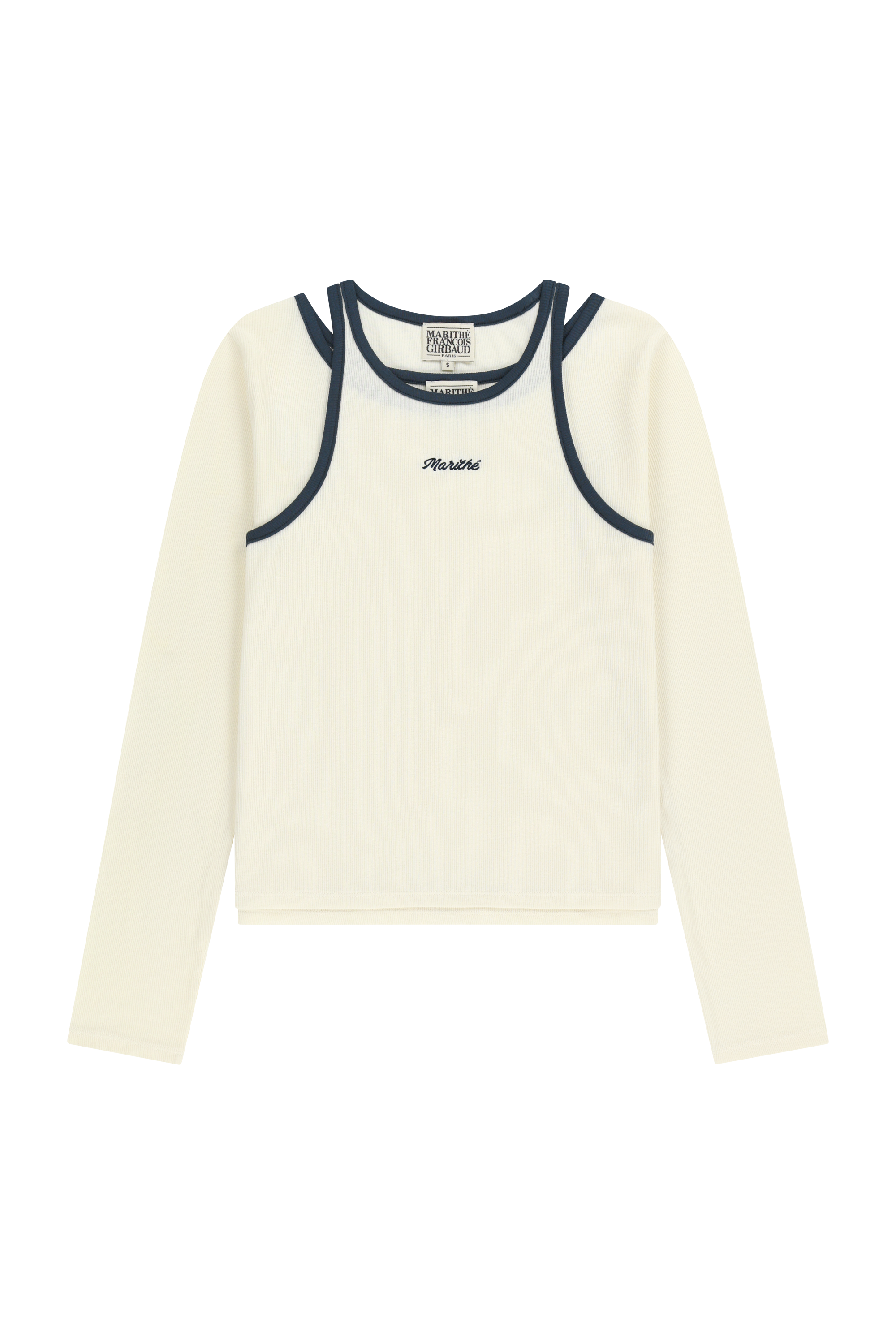 W SLEEVELESS LAYERED LONG SLEEVE TEE