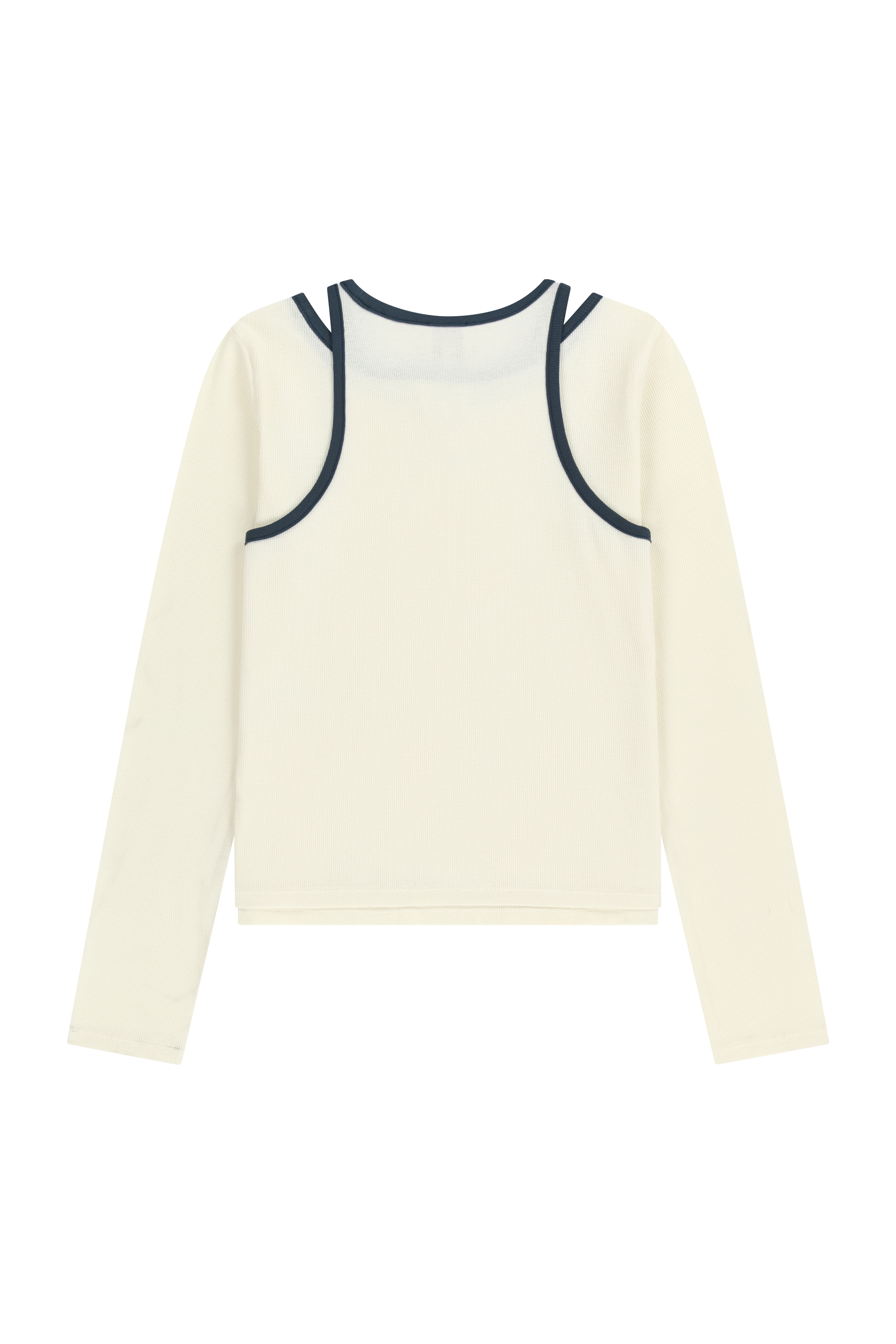 W SLEEVELESS LAYERED LONG SLEEVE TEE