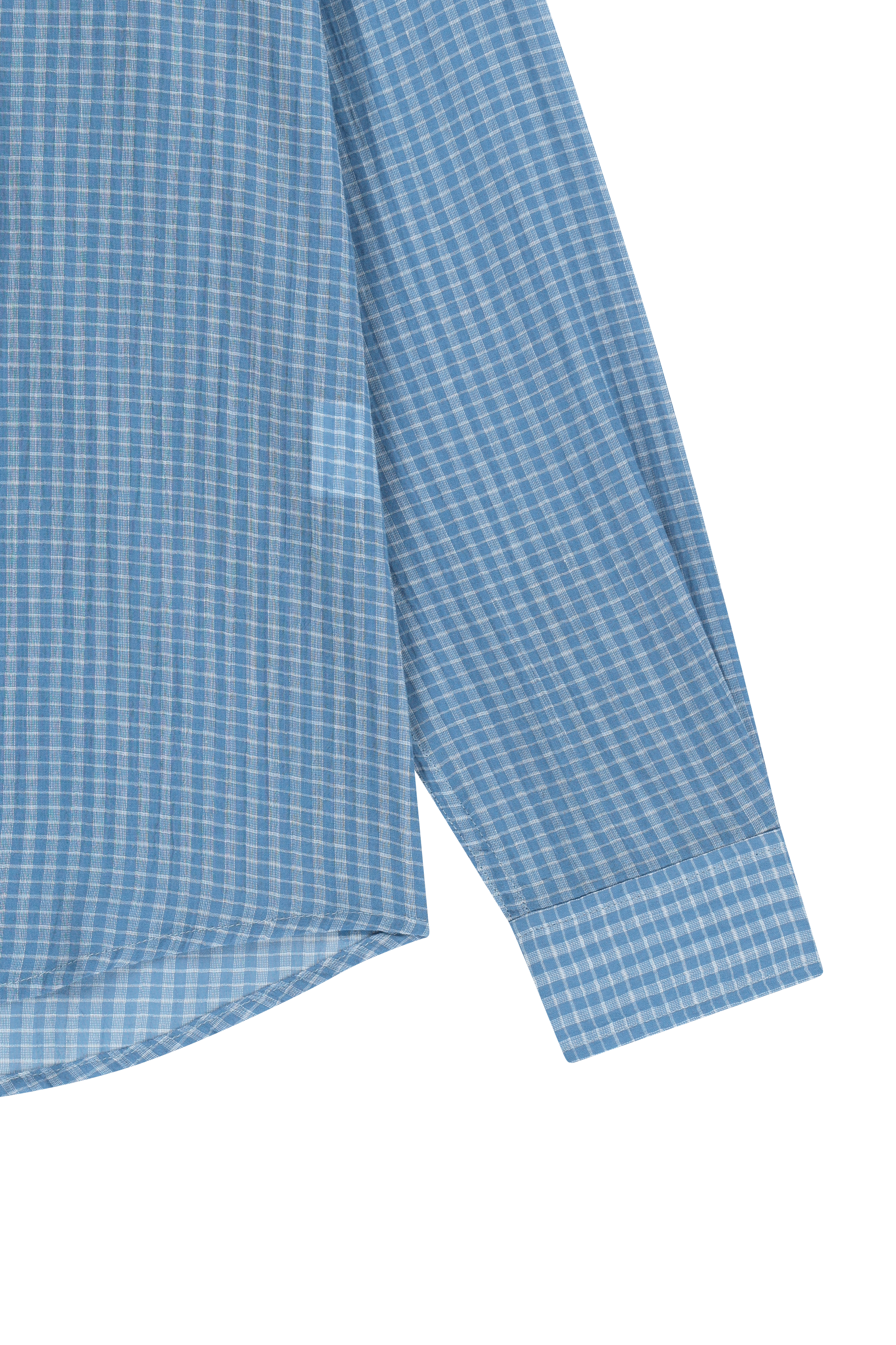 W PATTERN SHEER SHIRT