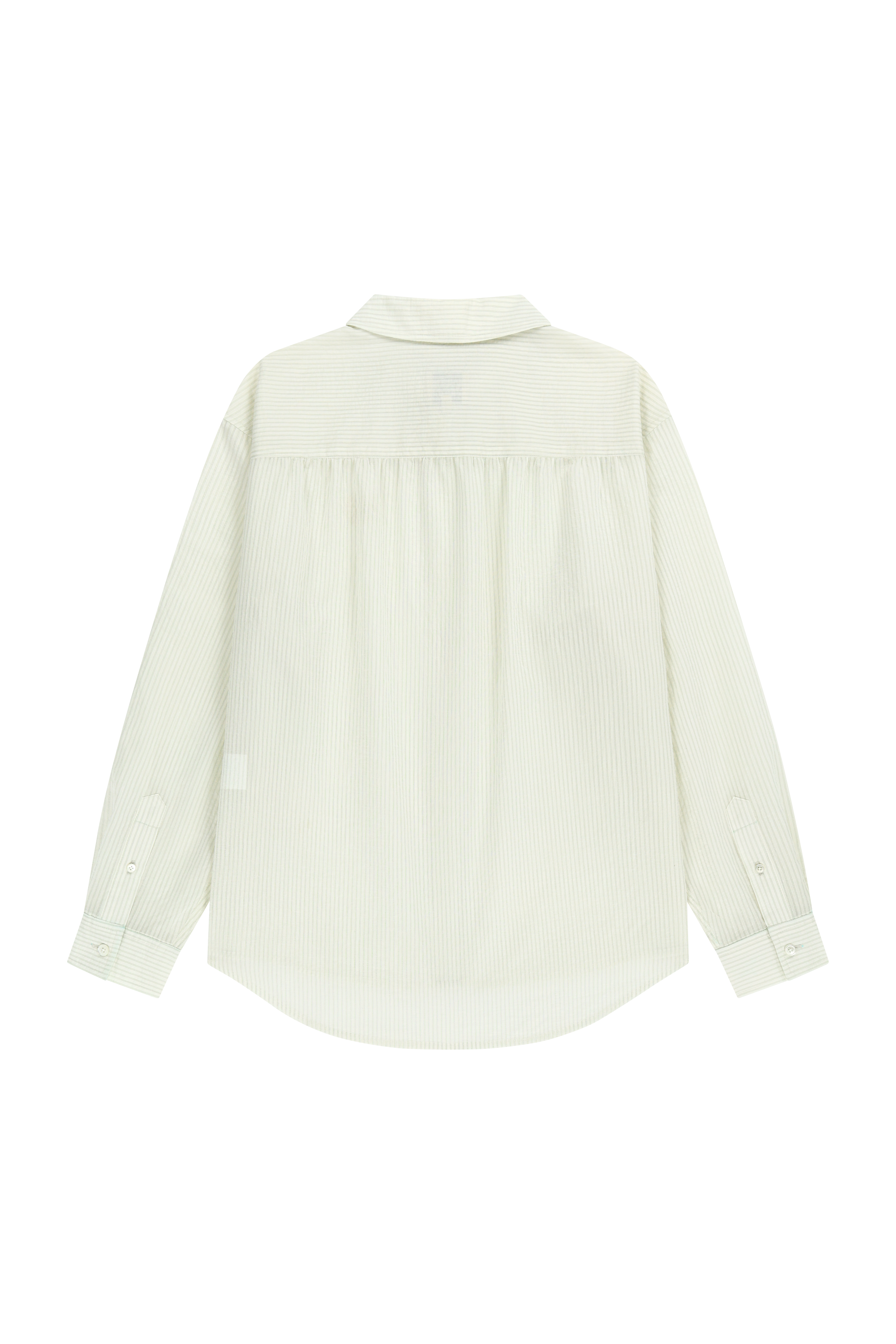 W PATTERN SHEER SHIRT