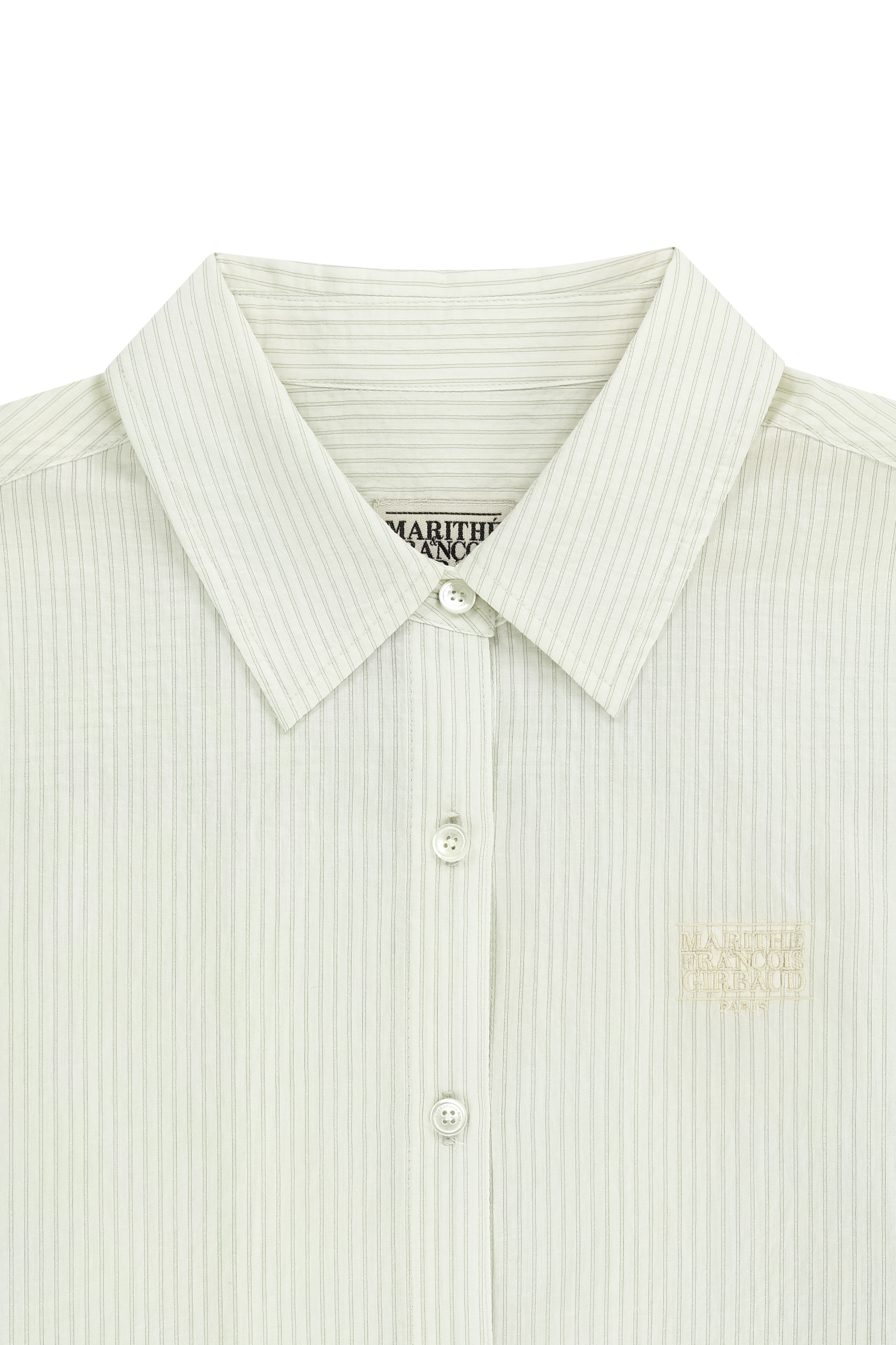 W PATTERN SHEER SHIRT