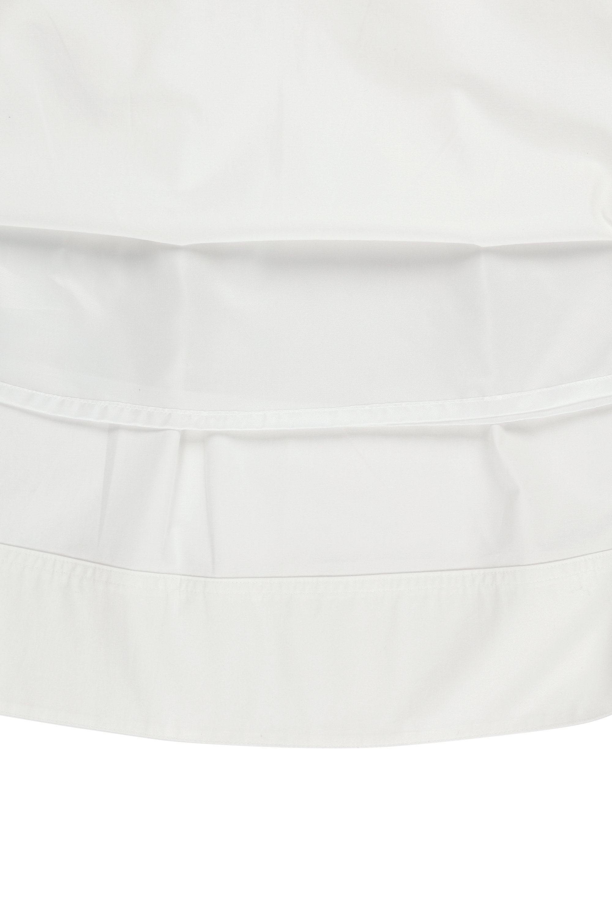 W COTTON WAIST WRINKLE SKIRT