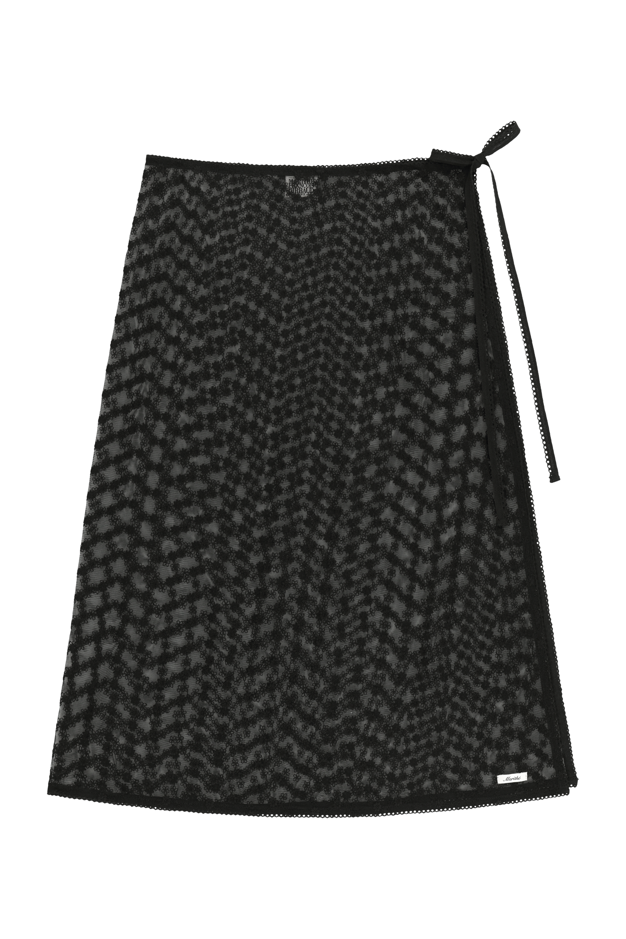 W LACE LAYERED SKIRT