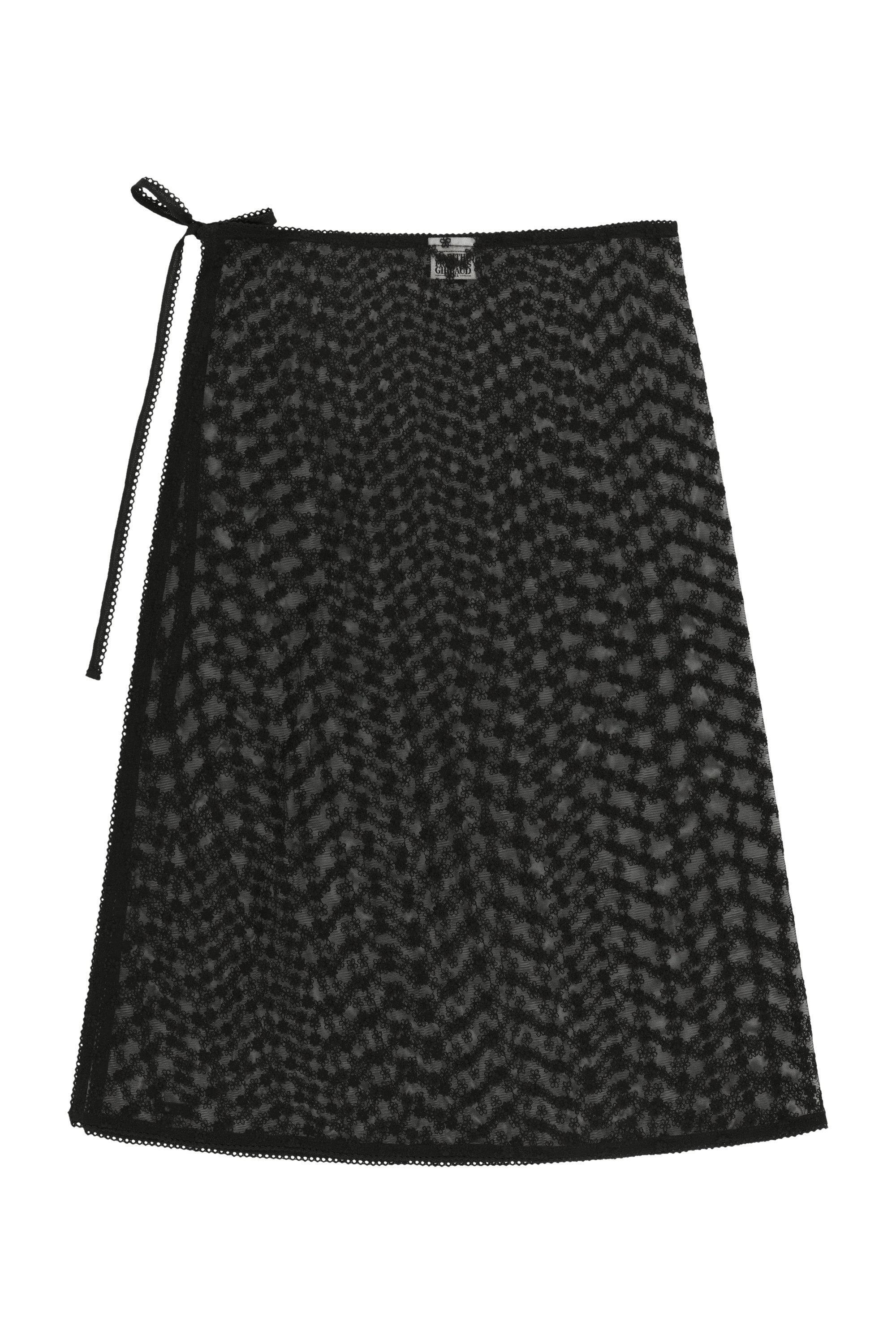 W LACE LAYERED SKIRT