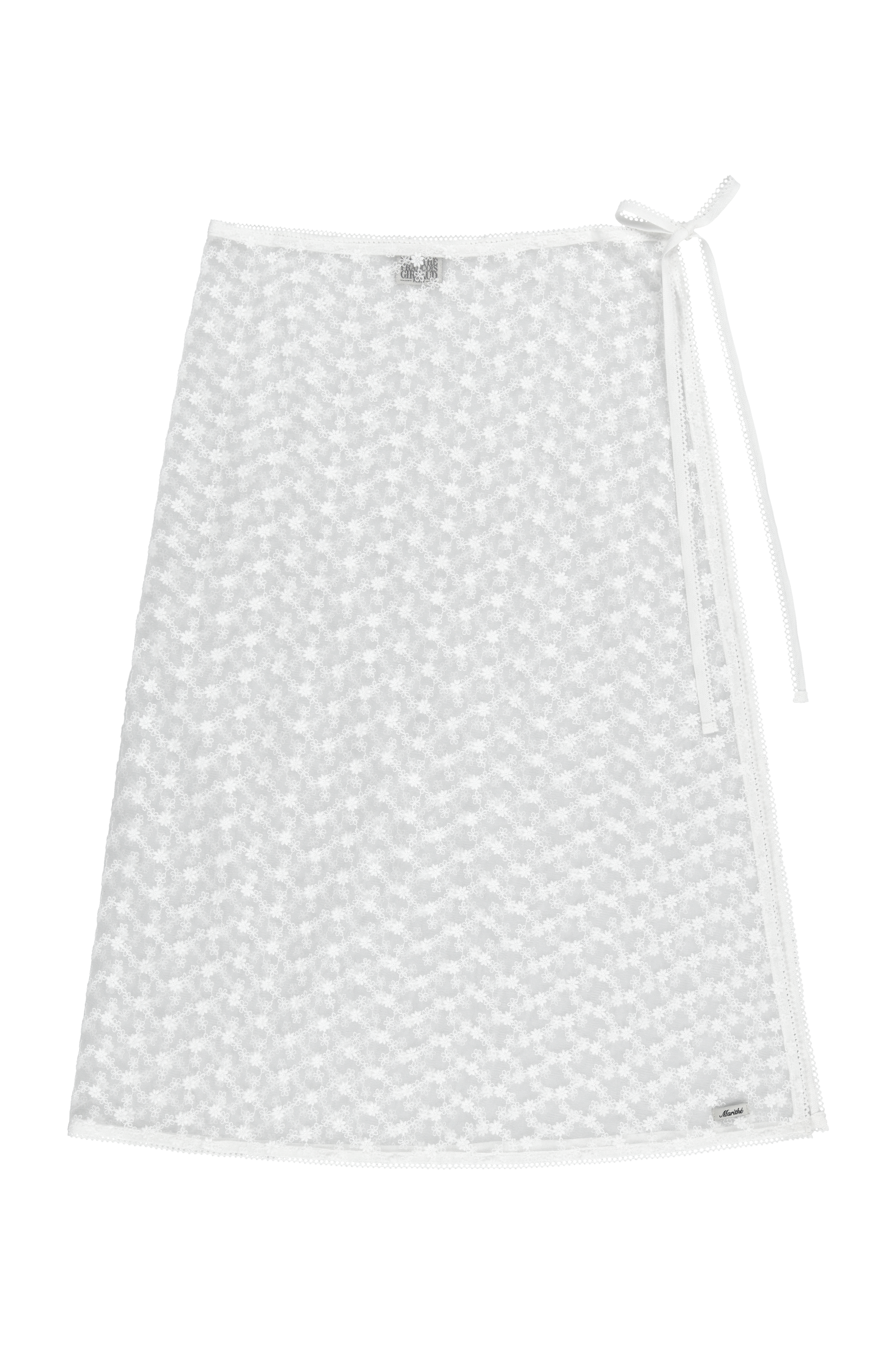 W LACE LAYERED SKIRT