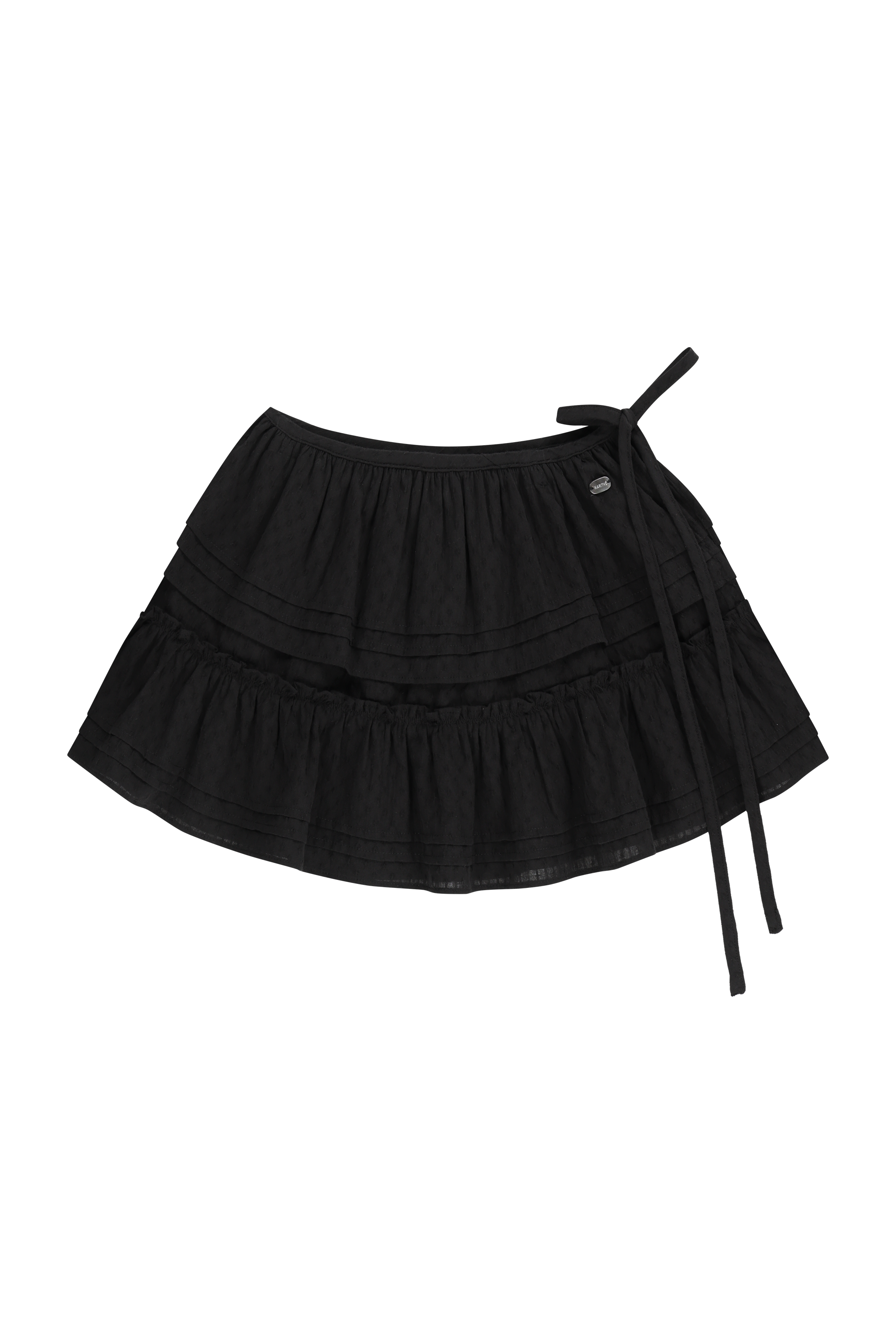 W LAYERED RUFFLE SKIRT