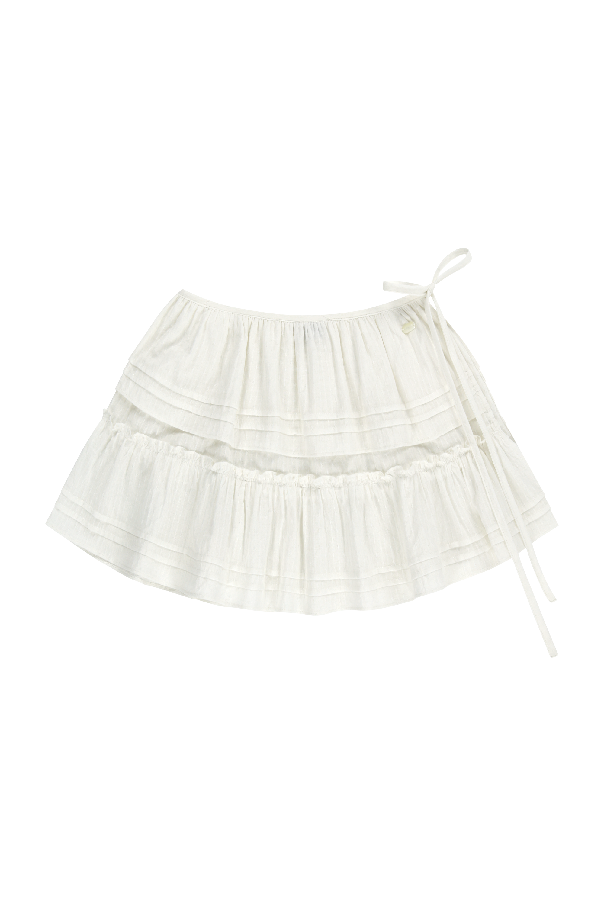 W LAYERED RUFFLE SKIRT