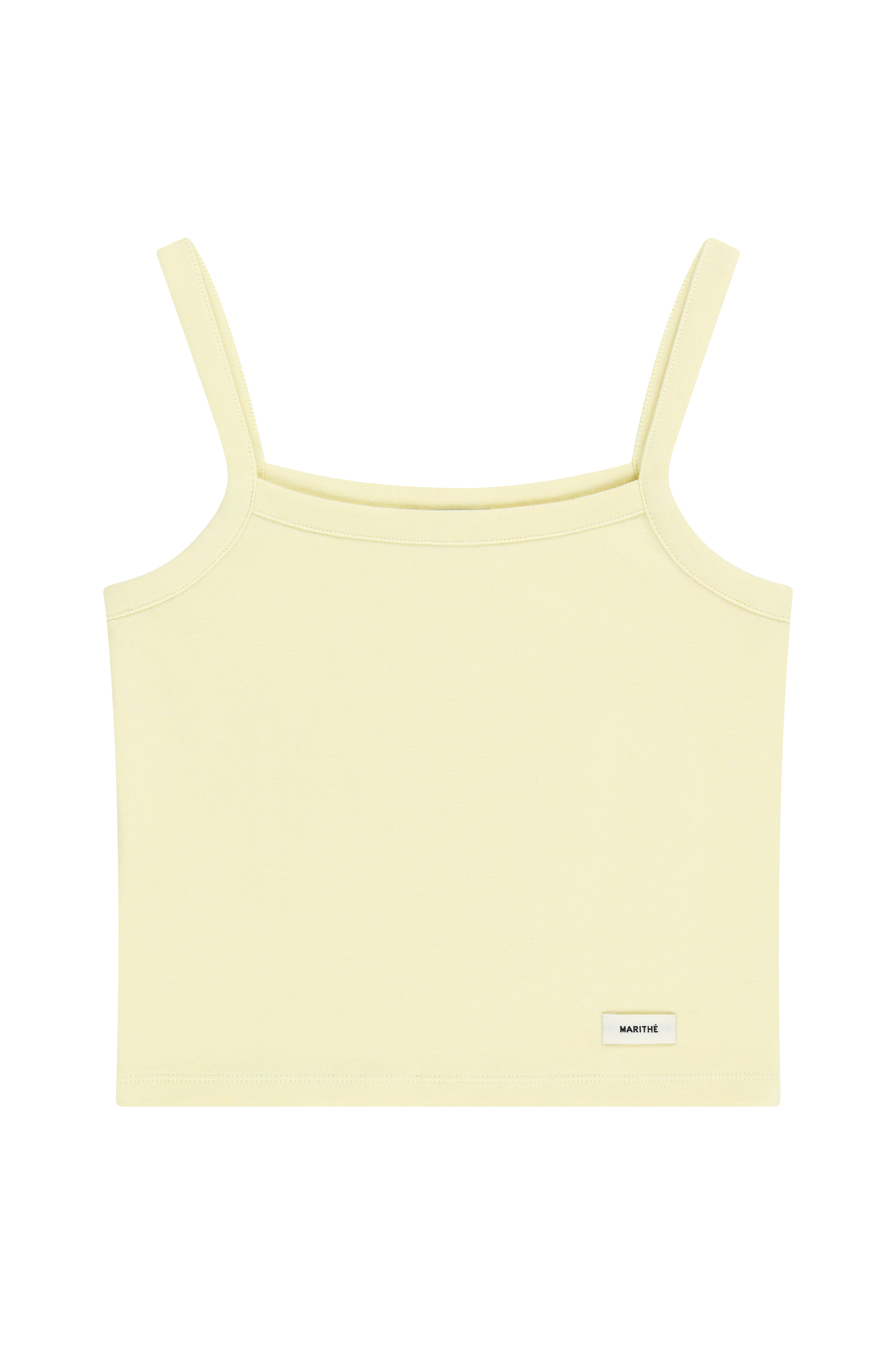 W BASIC STRING CROP SLEEVELESS