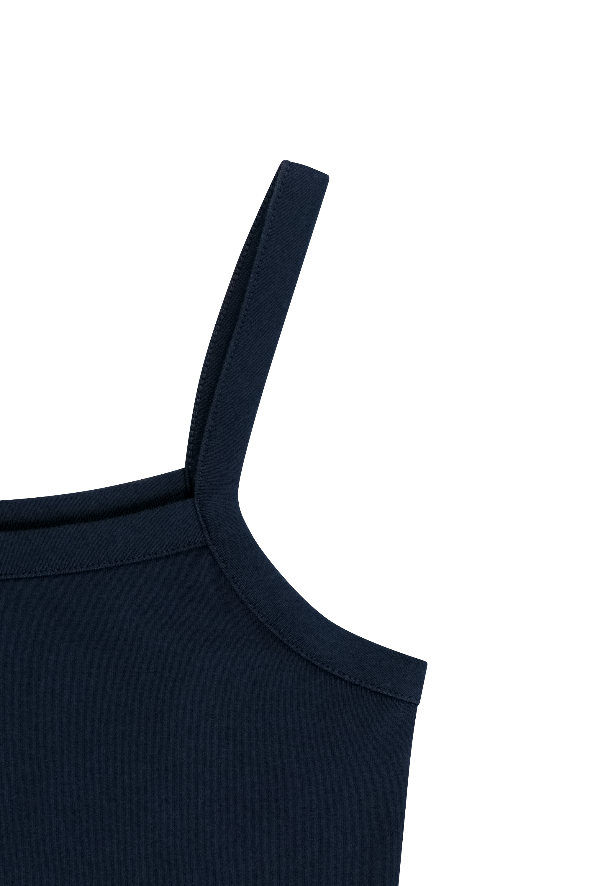 W BASIC STRING CROP SLEEVELESS