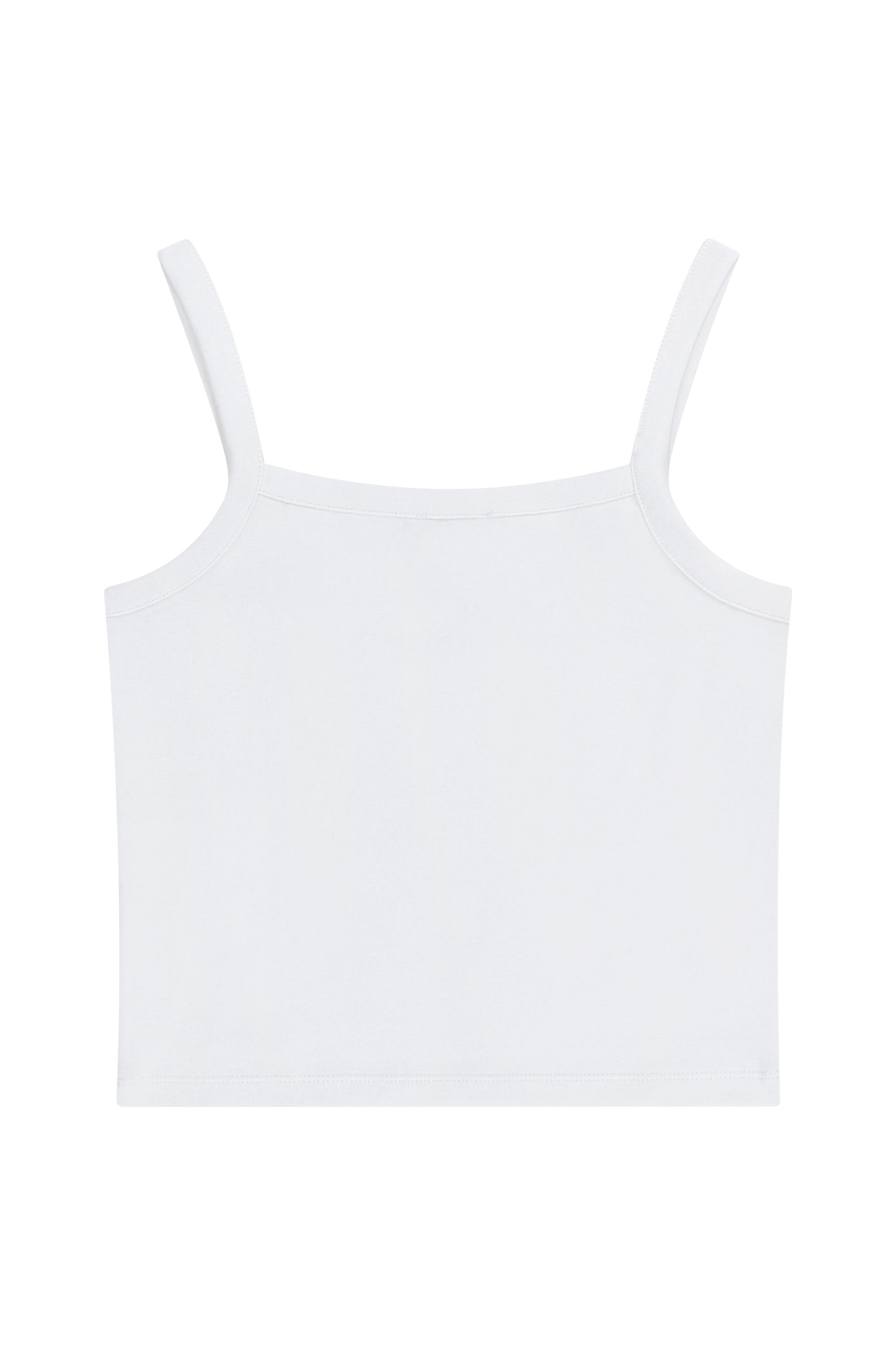 W BASIC STRING CROP SLEEVELESS
