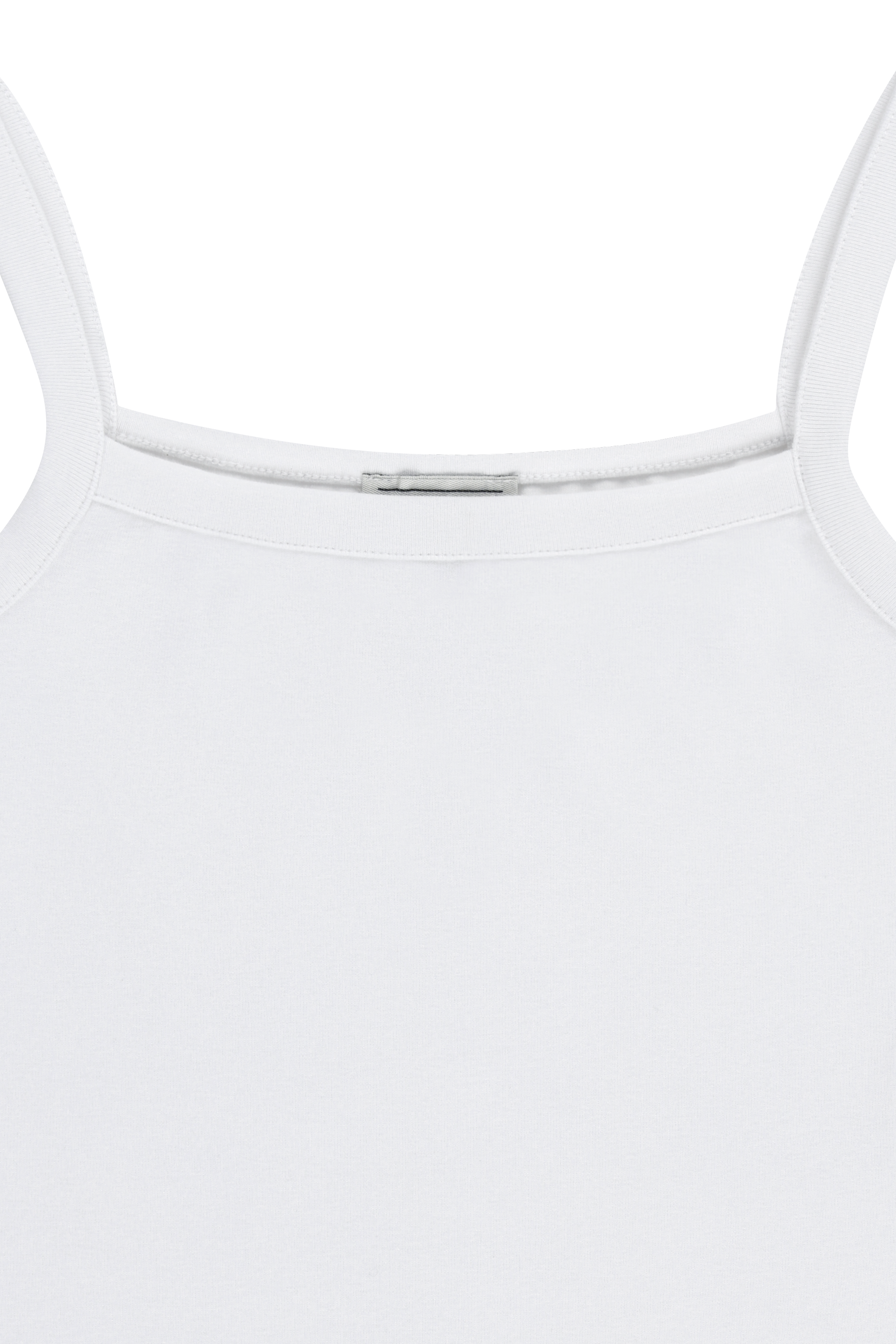 W BASIC STRING CROP SLEEVELESS