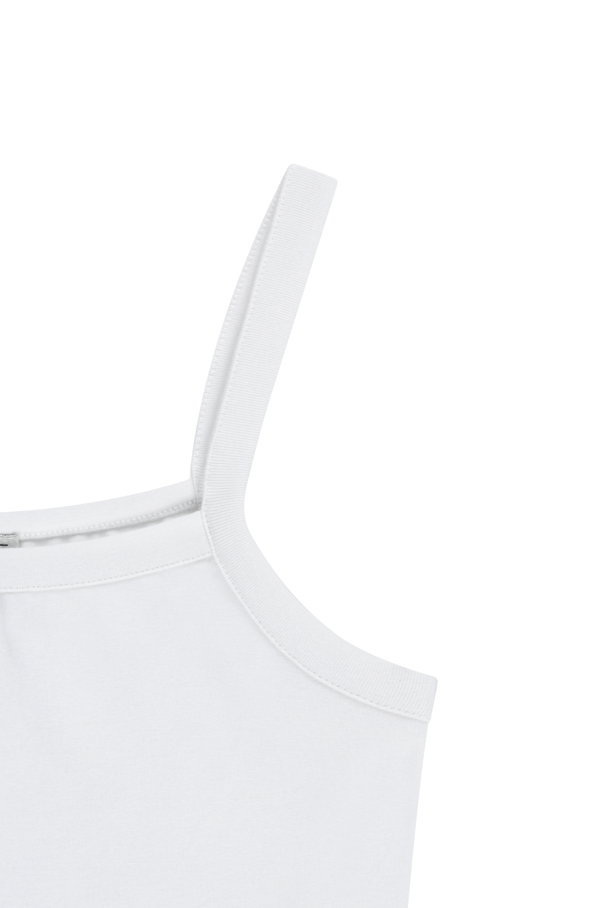W BASIC STRING CROP SLEEVELESS