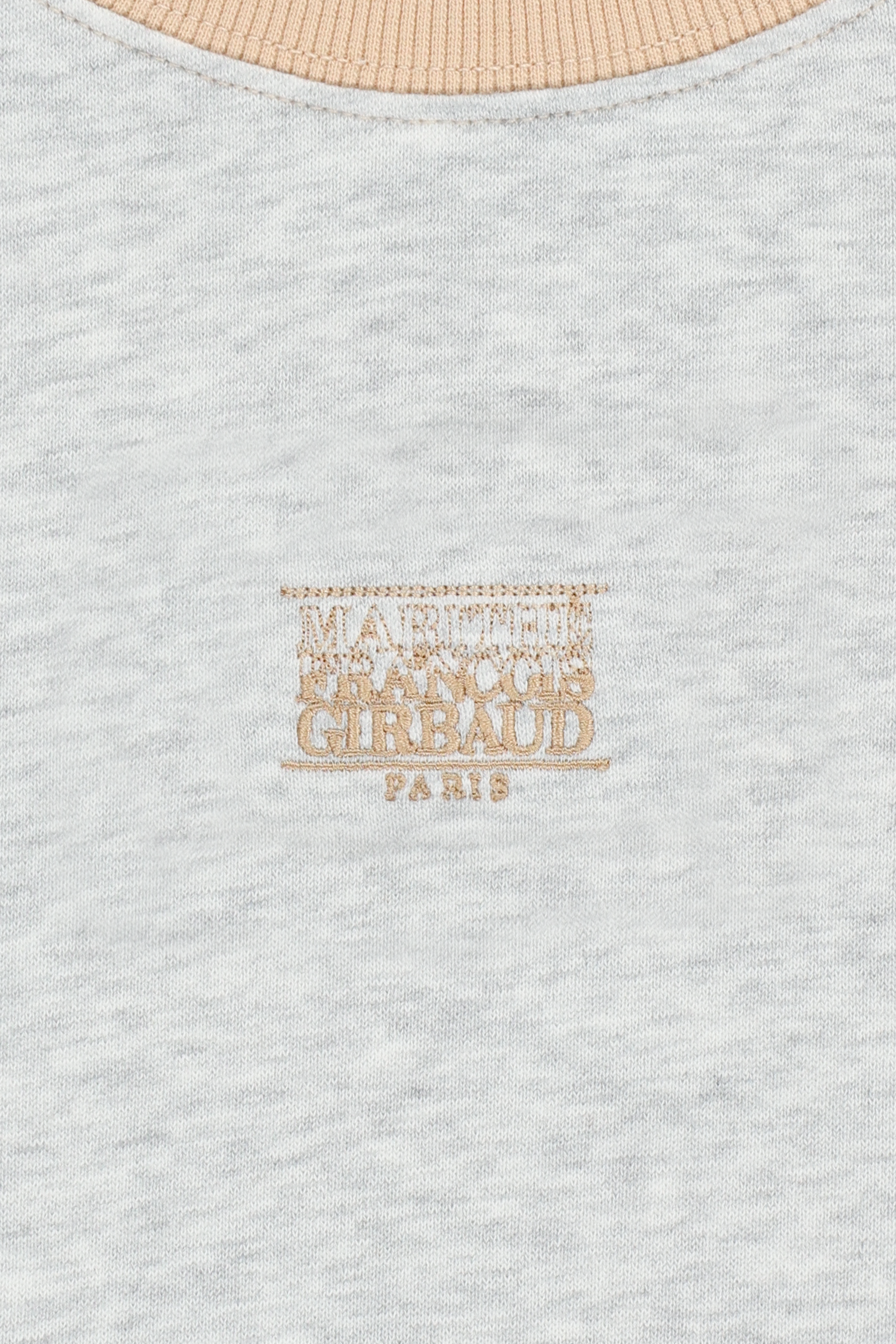 W BLOCK CLASSIC LOGO RAGLAN CROP SWEATSHIRT