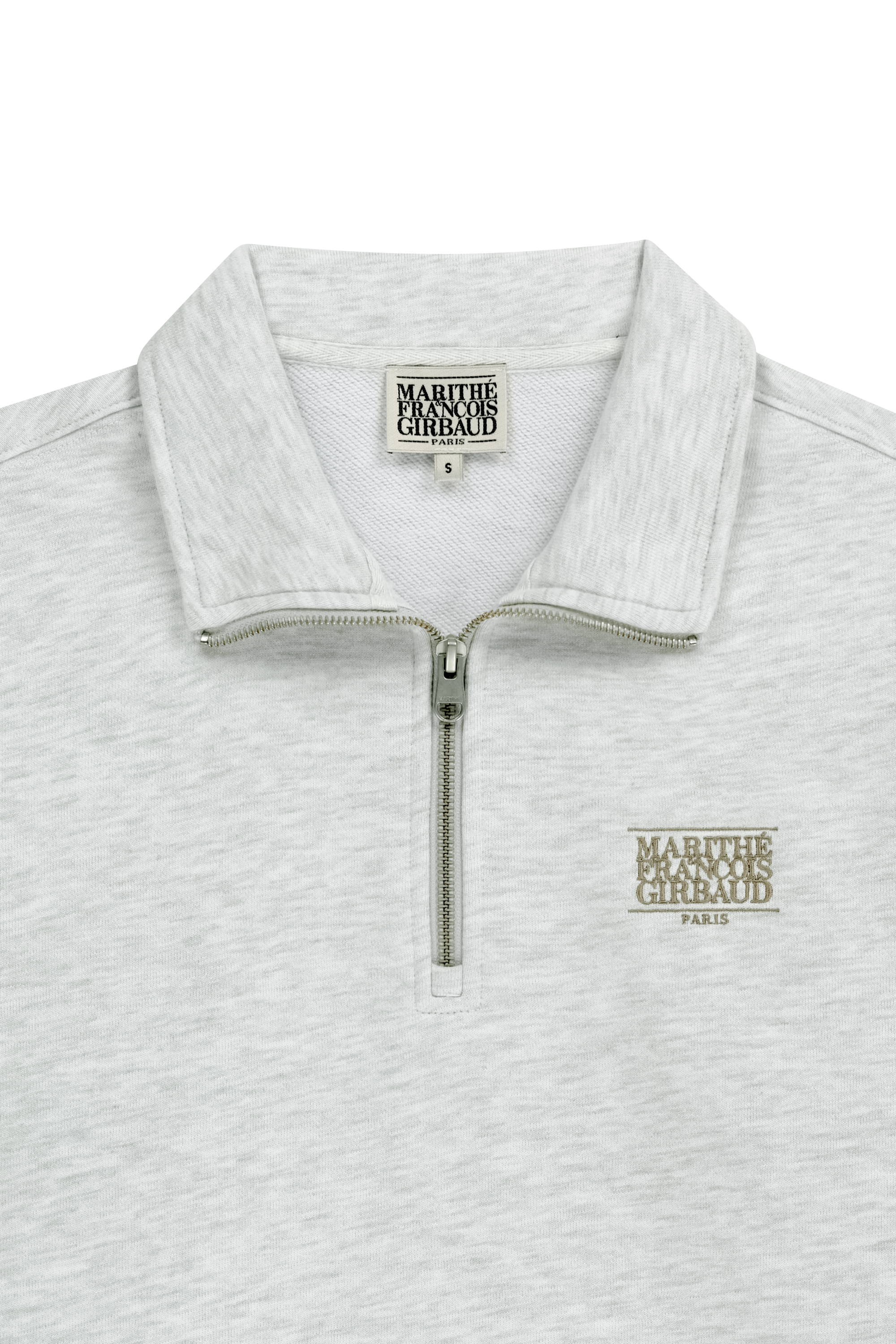 SMALL CLASSIC LOGO HALF ZIPUP SWEATSHIRT