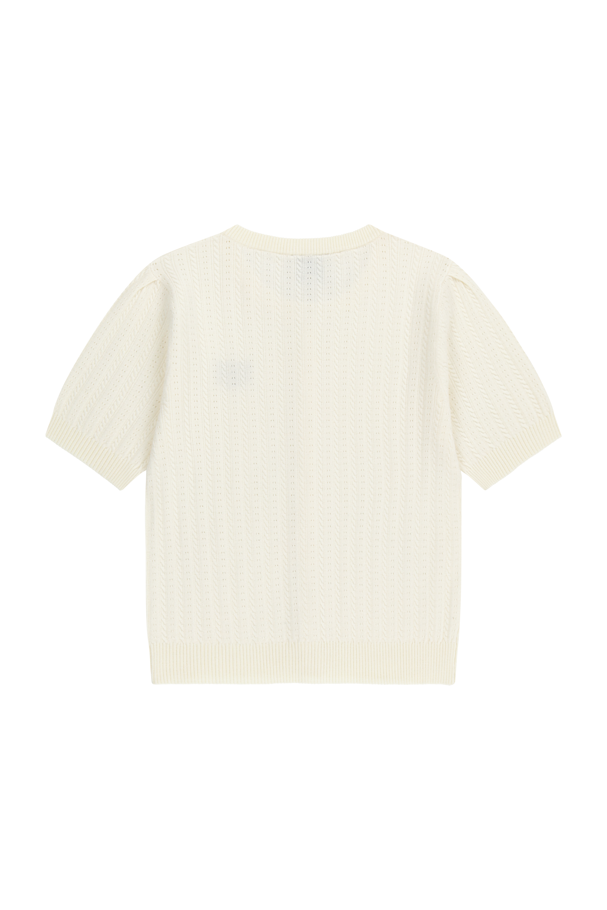 W SMALL CLASSIC LOGO HALF KNIT CARDIGAN SET UP