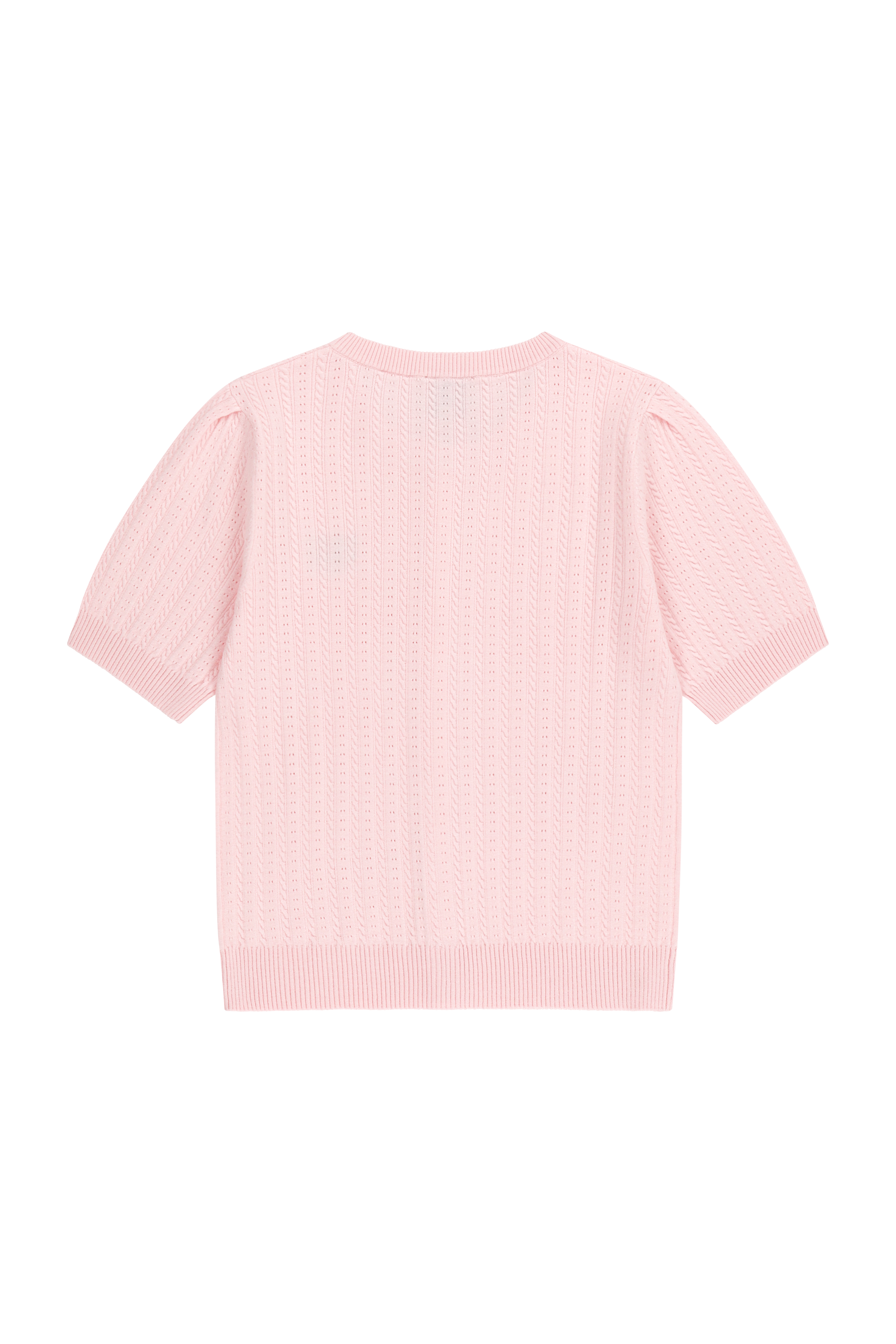 W SMALL CLASSIC LOGO HALF KNIT CARDIGAN SET UP