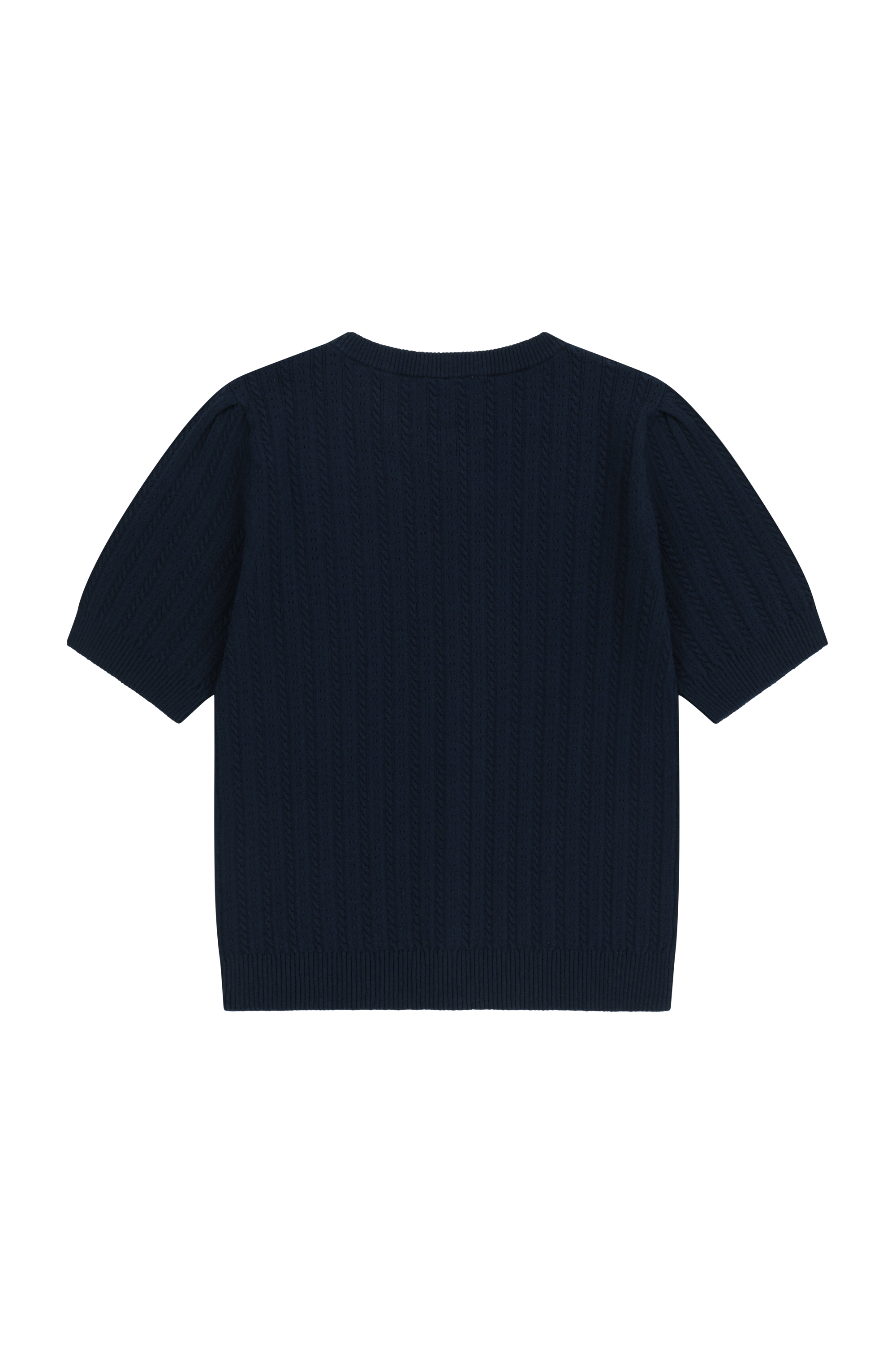 W SMALL CLASSIC LOGO HALF KNIT CARDIGAN SET UP