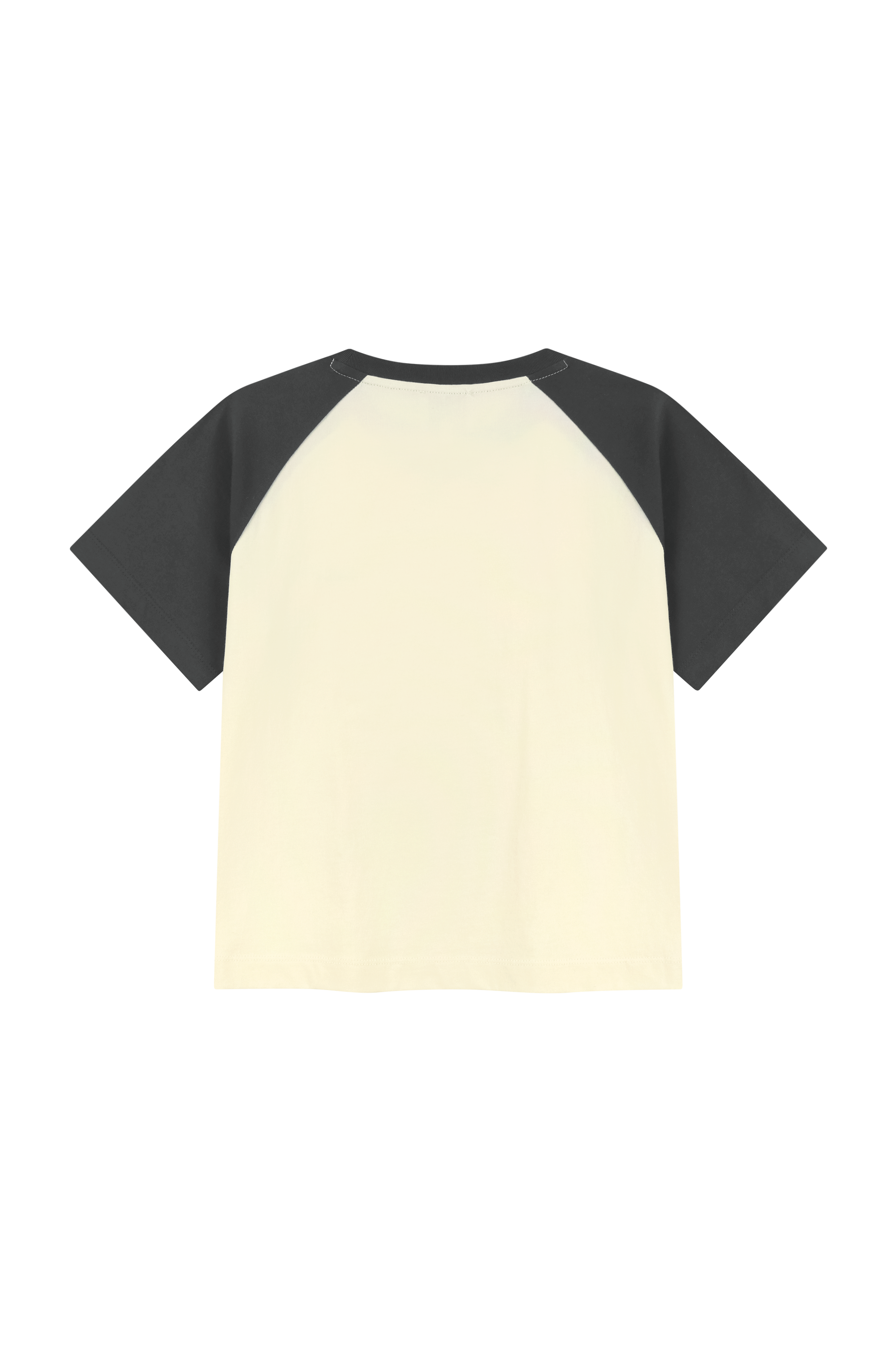 W SMALL REGULAR LOGO RAGLAN CROP TEE