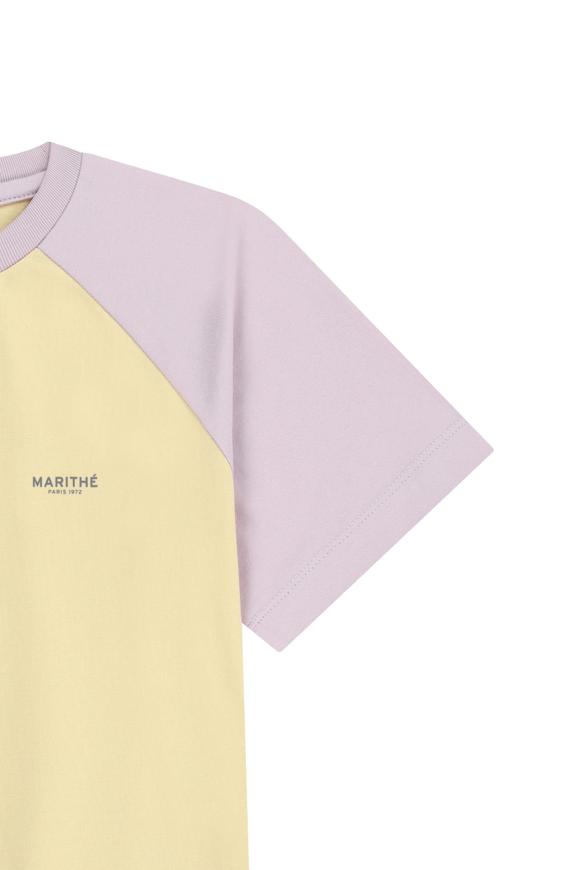 W SMALL REGULAR LOGO RAGLAN CROP TEE