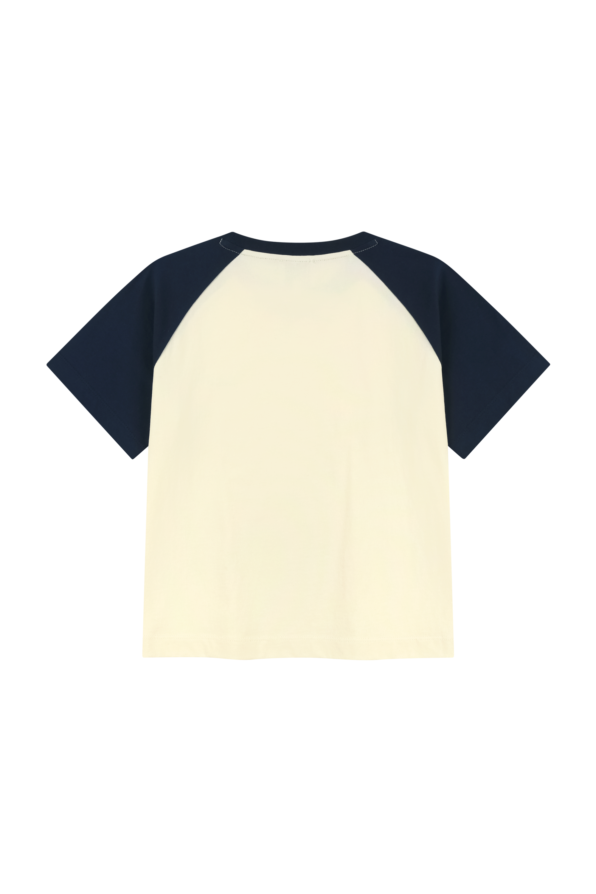 W SMALL REGULAR LOGO RAGLAN CROP TEE