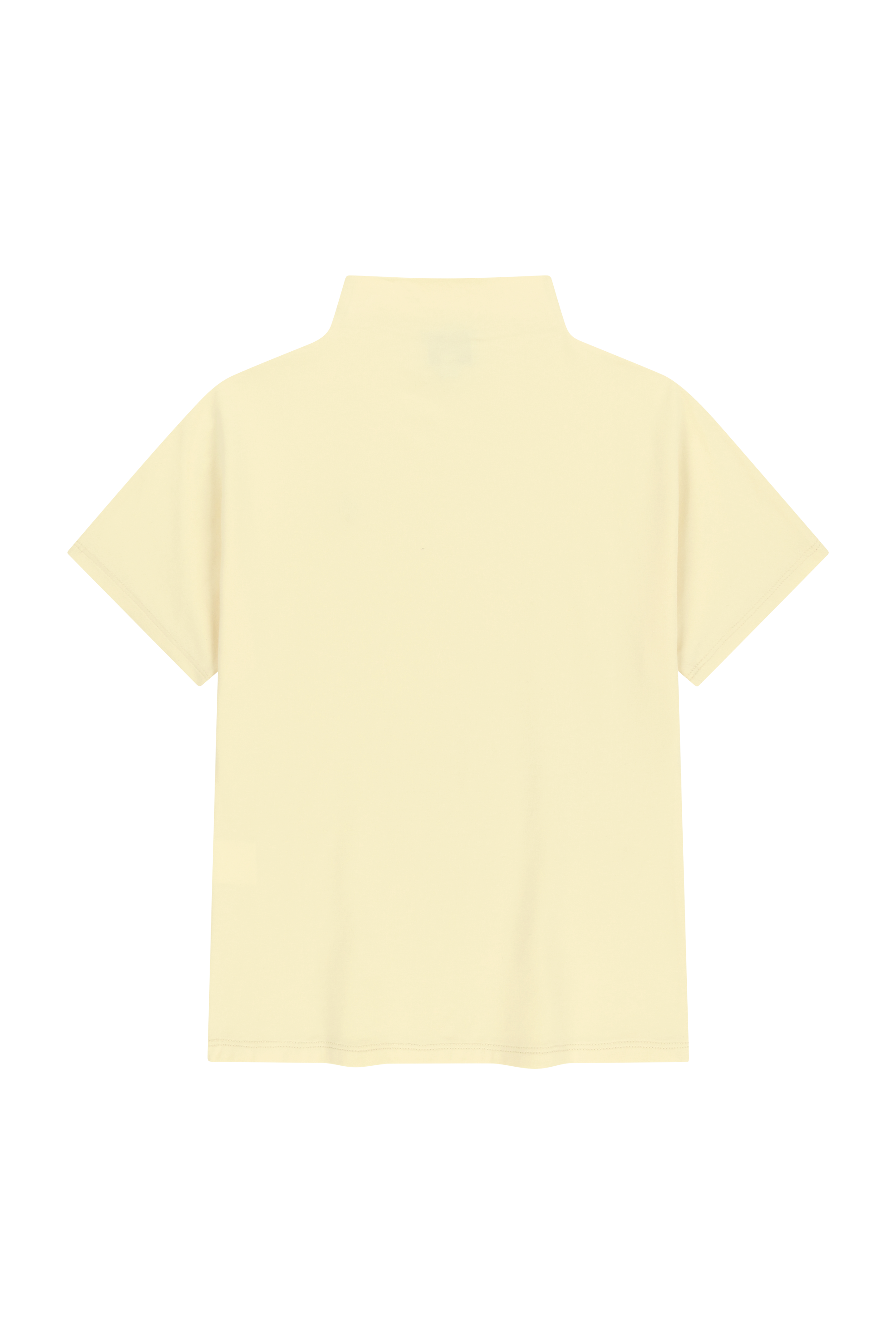 W HALF NECK TEE