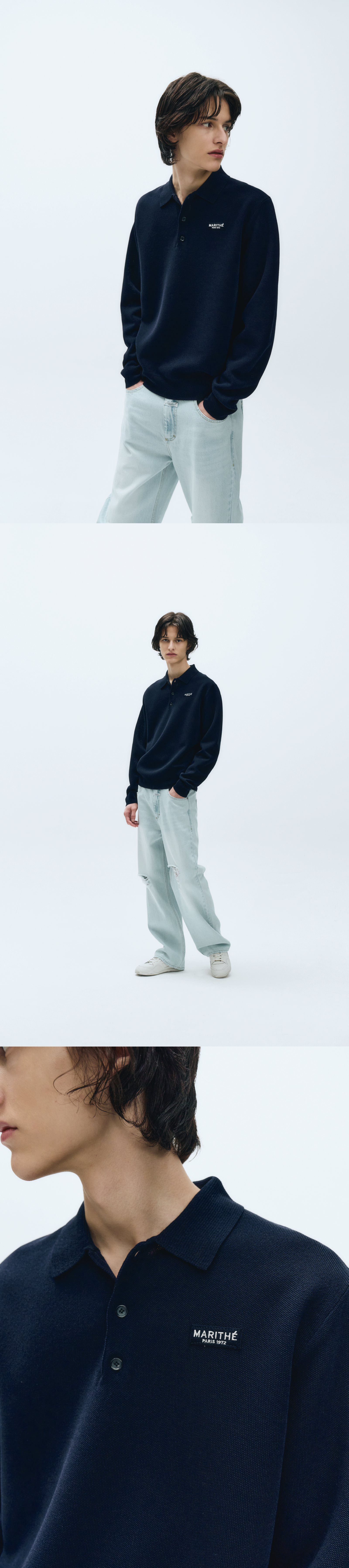 UNI COLLARED KNIT PULLOVER(発送予定:2025年4月下旬〜)