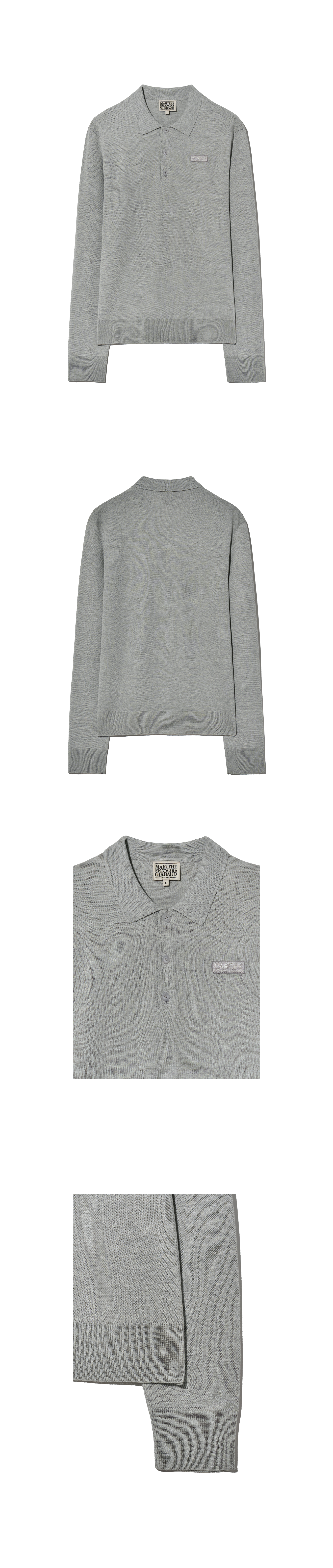 UNI COLLARED KNIT PULLOVER(発送予定:2025年4月下旬〜)