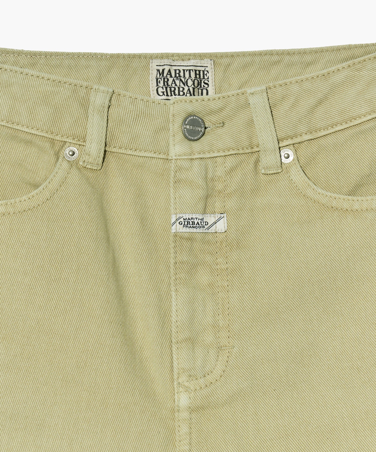 W COLORED DENIM SHORTS