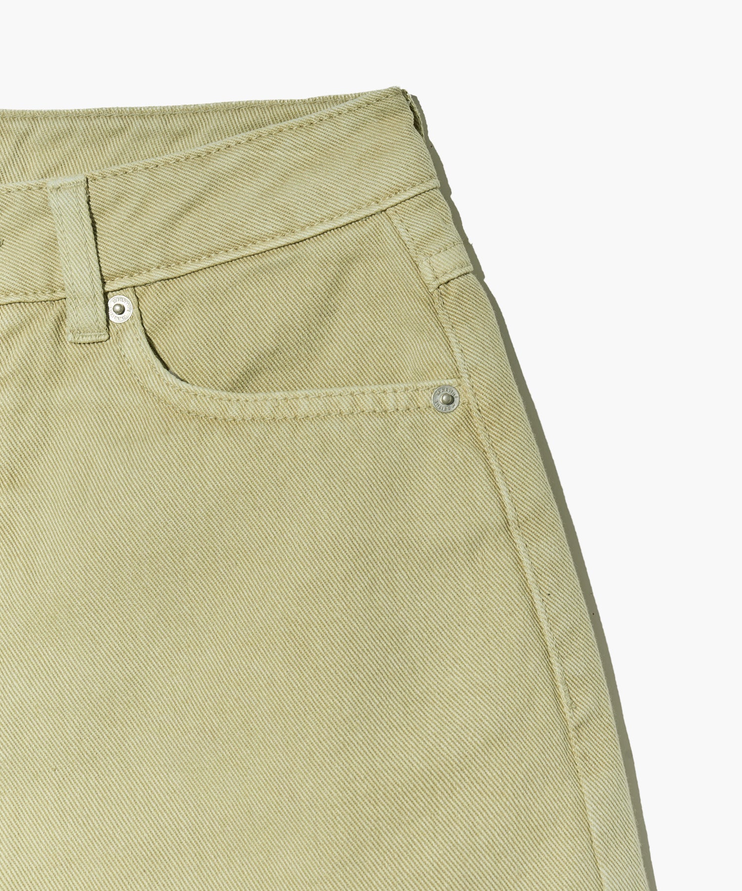 W COLORED DENIM SHORTS